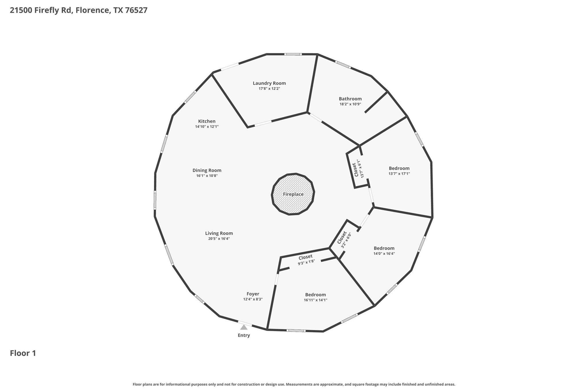 21500 Firefly Rd, Florence, TX 76527