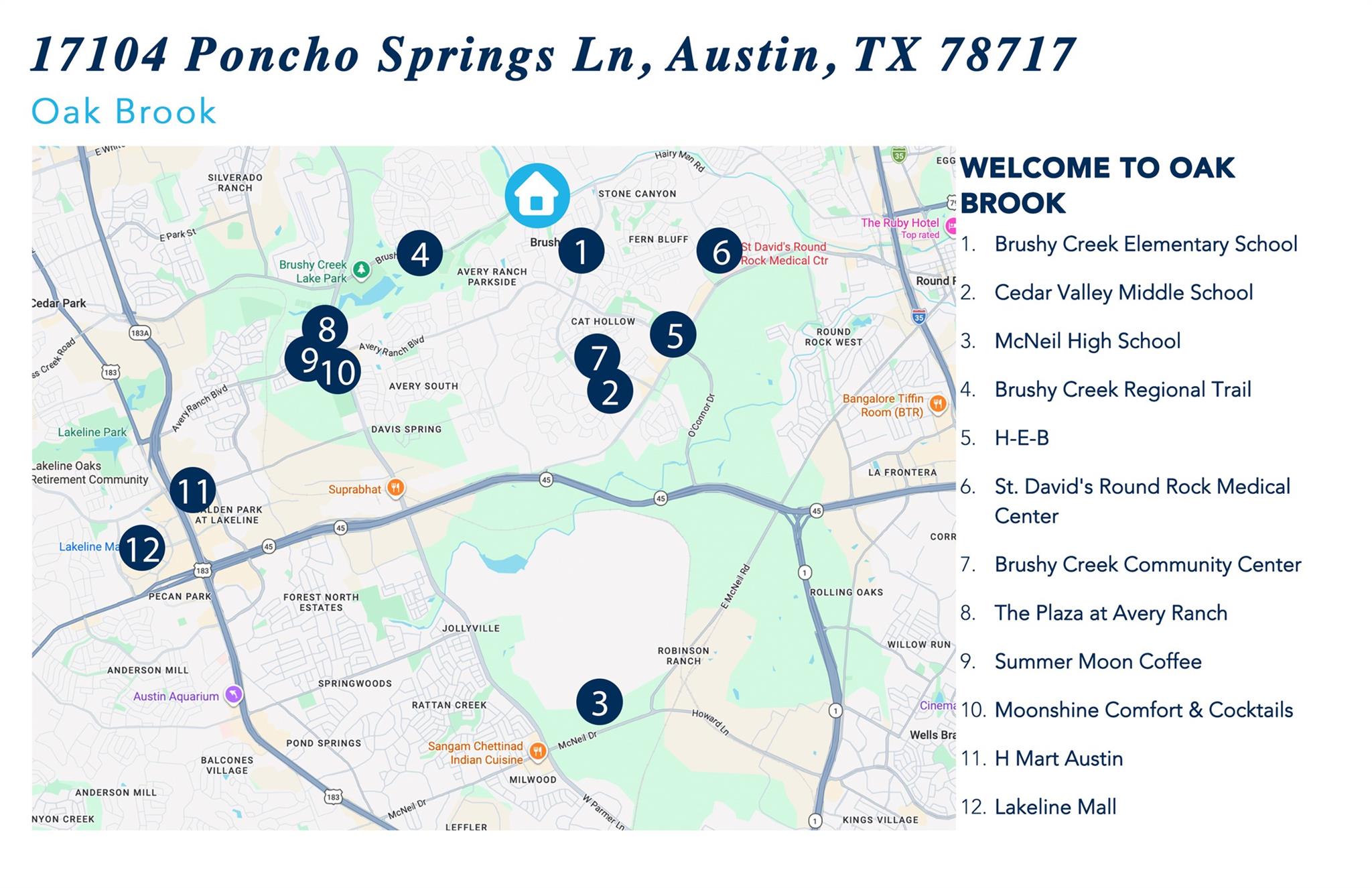 17104 Poncho Springs Ln, Austin, TX 78717