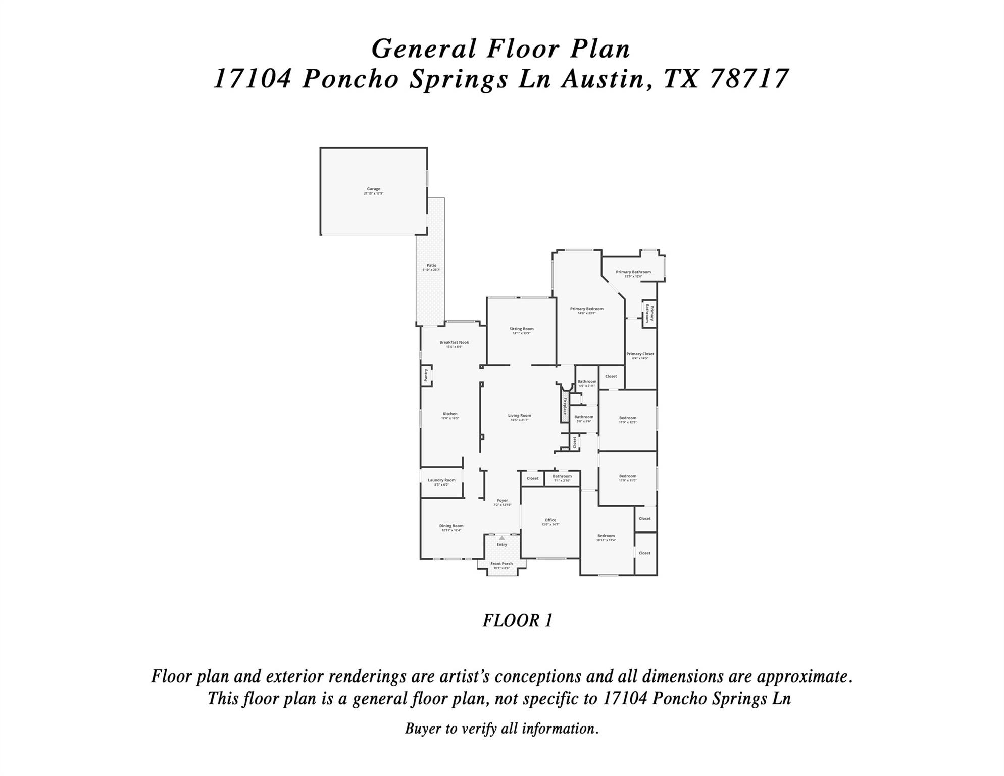 17104 Poncho Springs Ln, Austin, TX 78717