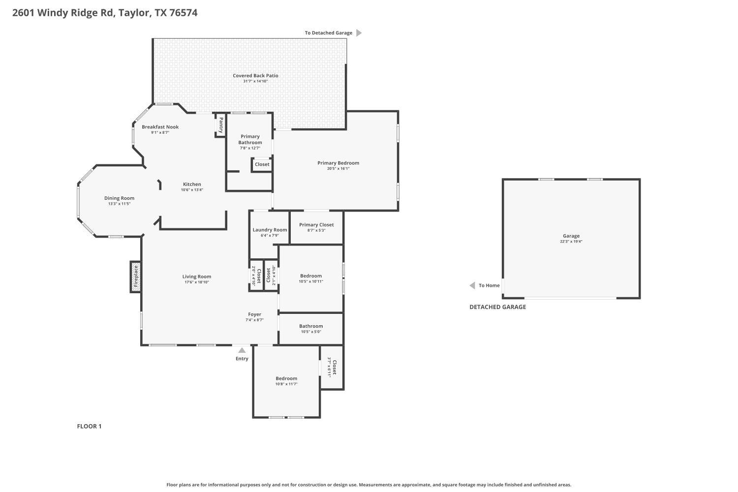 2601 Windy Ridge Rd, Taylor, TX 76574