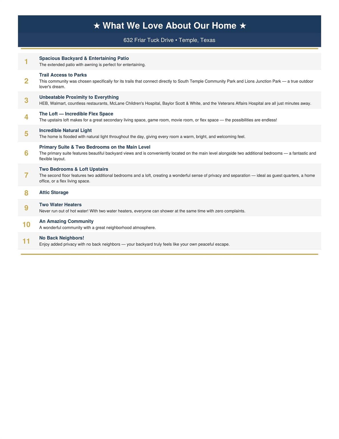 632 Friar Tuck Dr, Temple, TX 76502