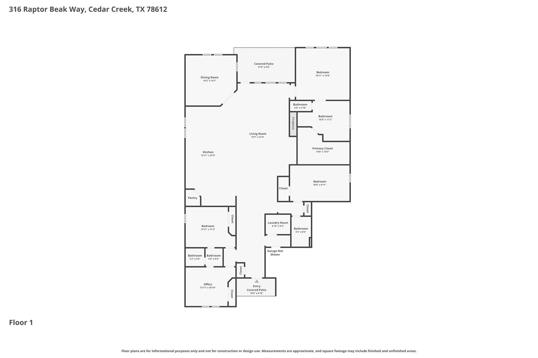 316 Raptor Beak Way, Cedar Creek, TX 78612