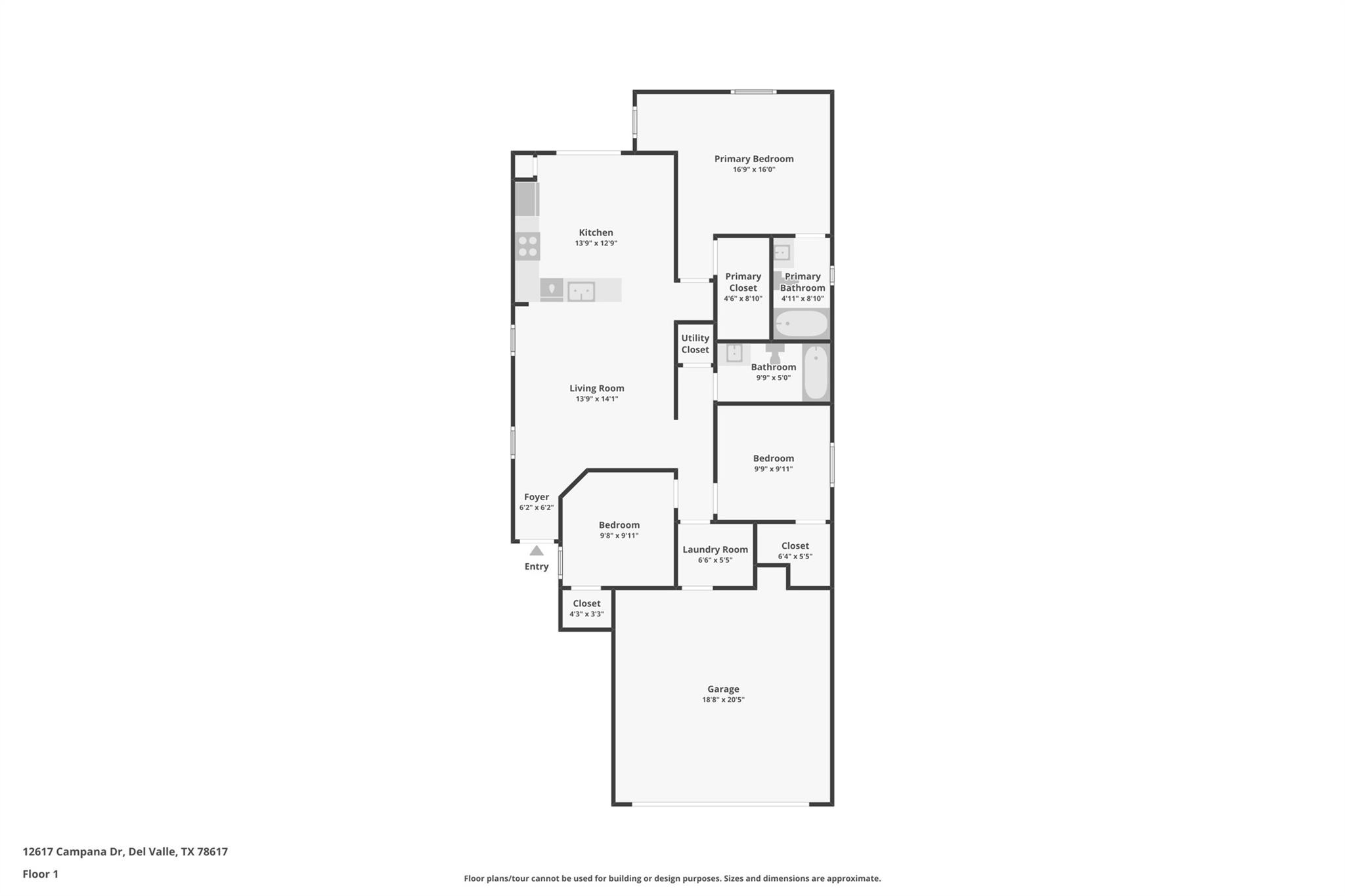 12617 Campana Dr, Del Valle, TX 78617