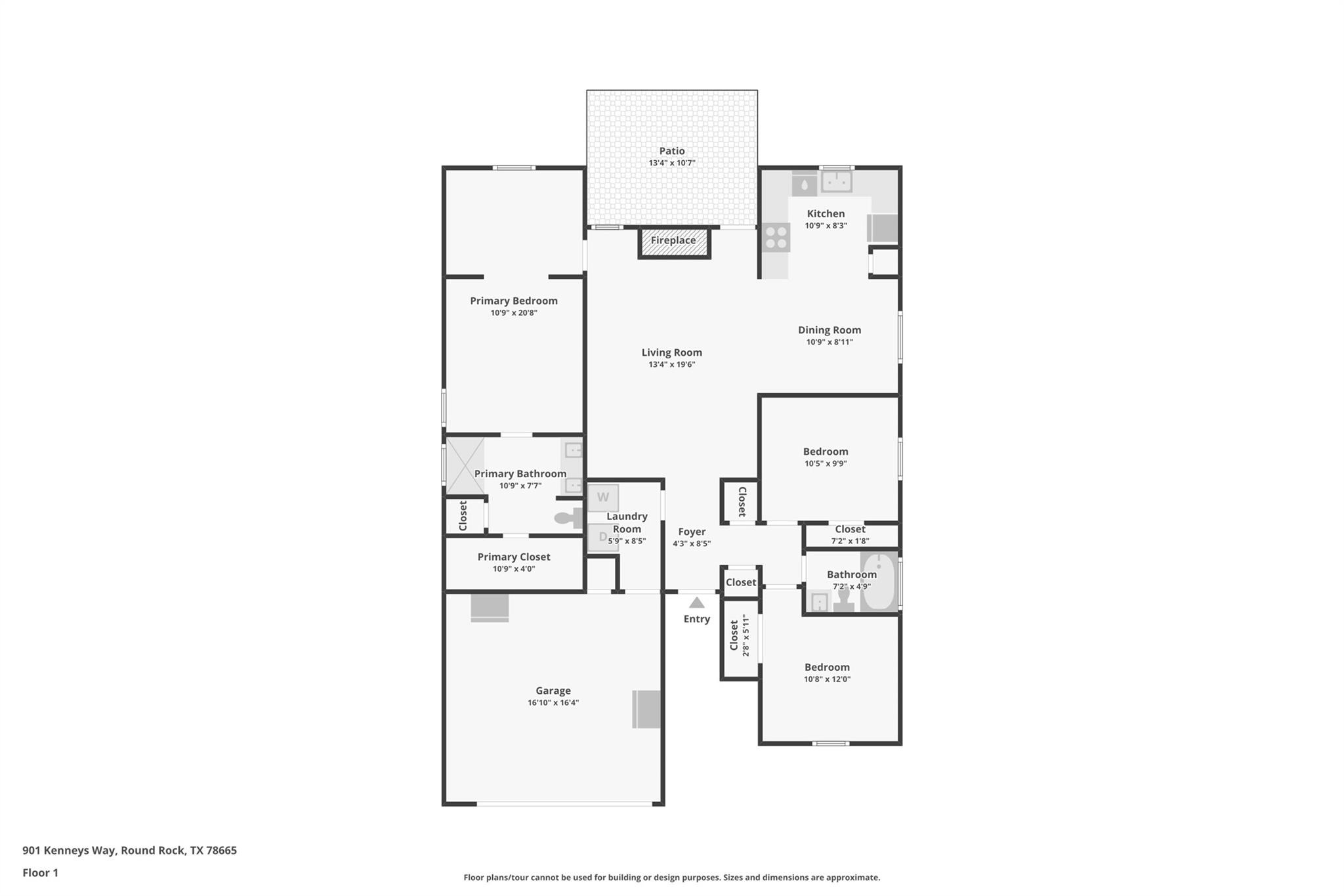 901 Kenneys Way, Round Rock, TX 78665