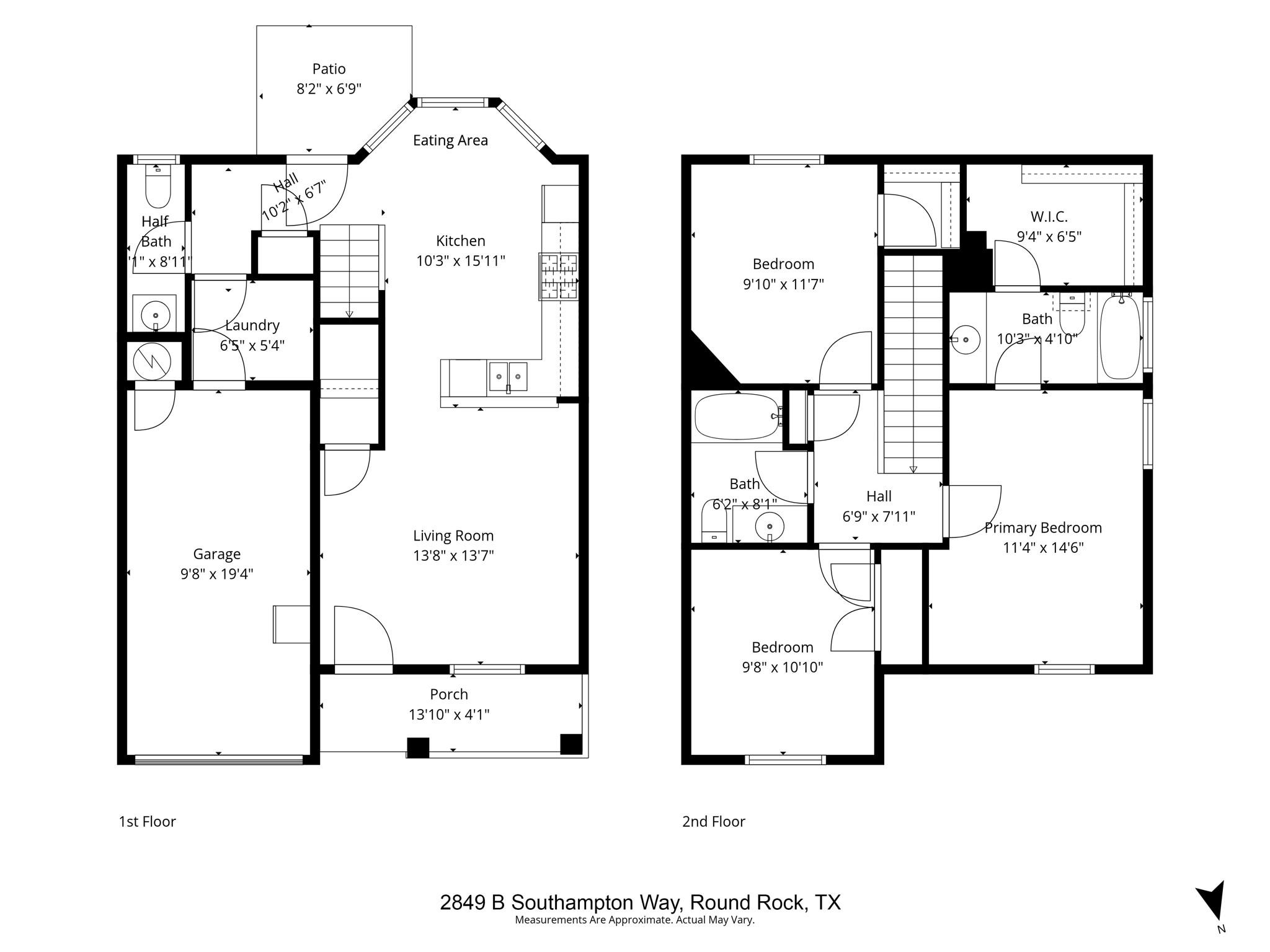 2849 SOUTHAMPTON Way # B, Round Rock, TX 78664