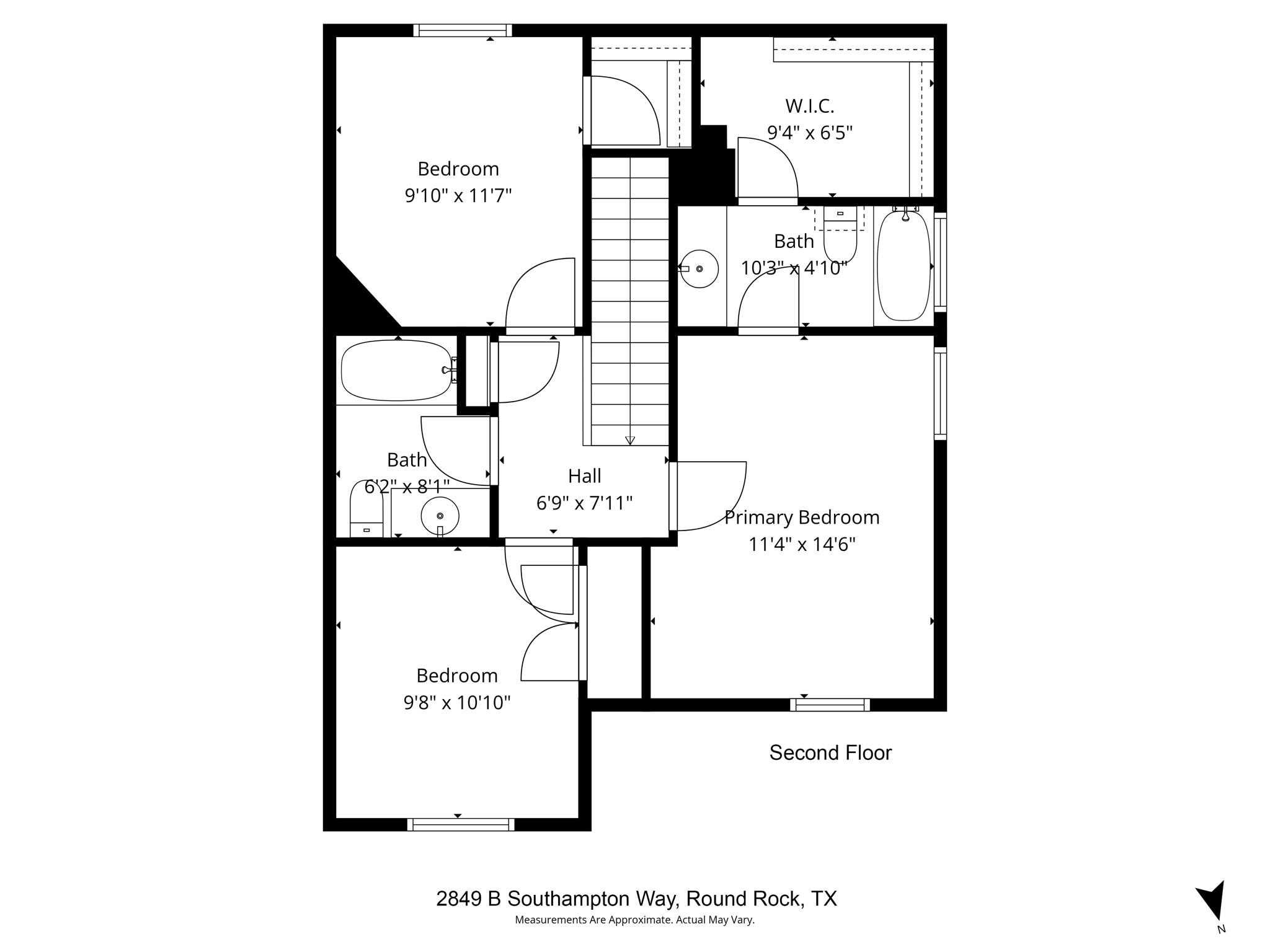 2849 SOUTHAMPTON Way # B, Round Rock, TX 78664