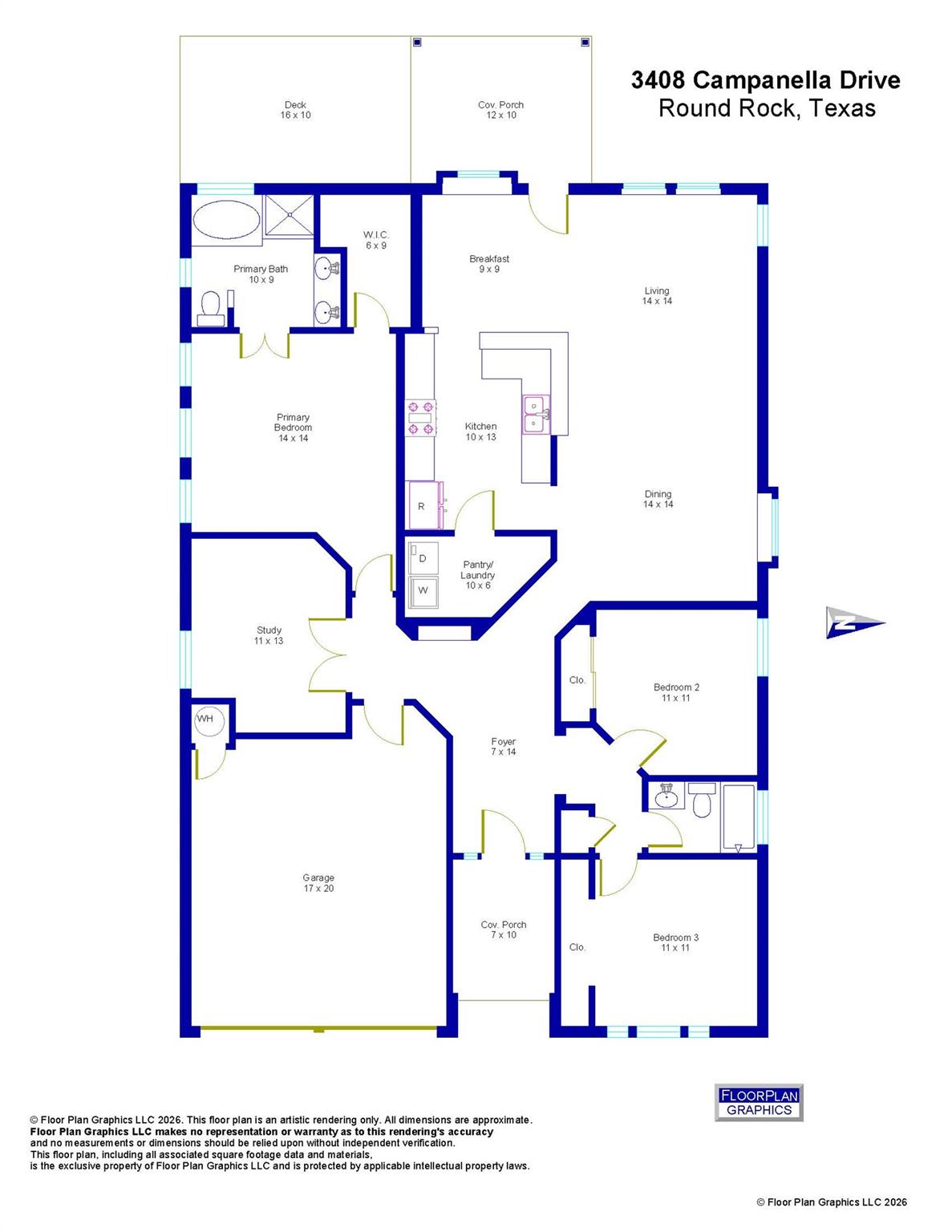 3408 Campanella Dr, Round Rock, TX 78665