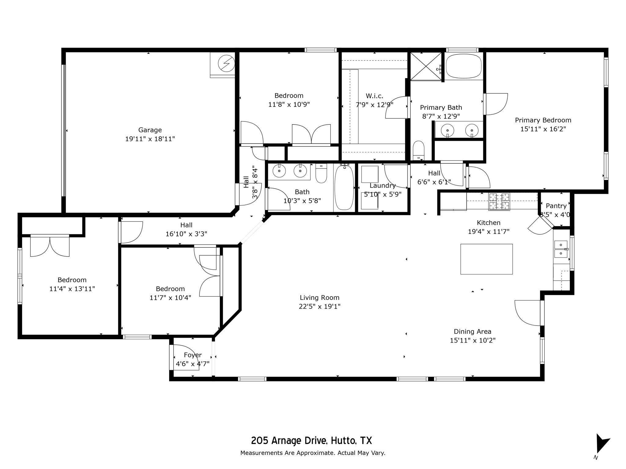 205 Arnage Dr, Hutto, TX 78634