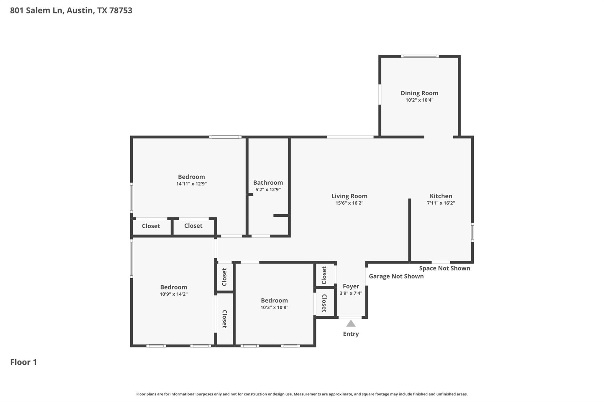 801 Salem Ln, Austin, TX 78753