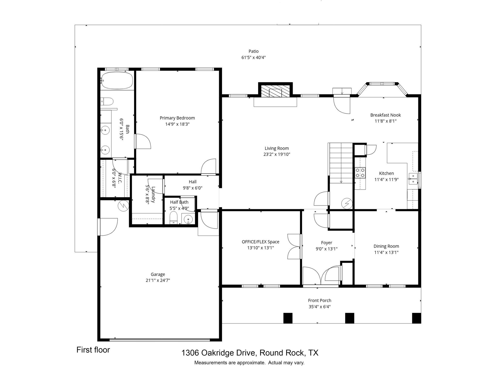 1306 Oakridge Dr, Round Rock, TX 78681