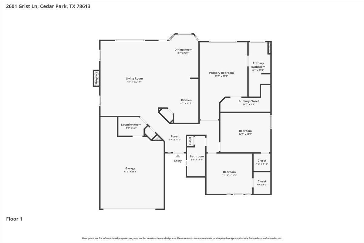 2601 Grist Ln, Cedar Park, TX 78613