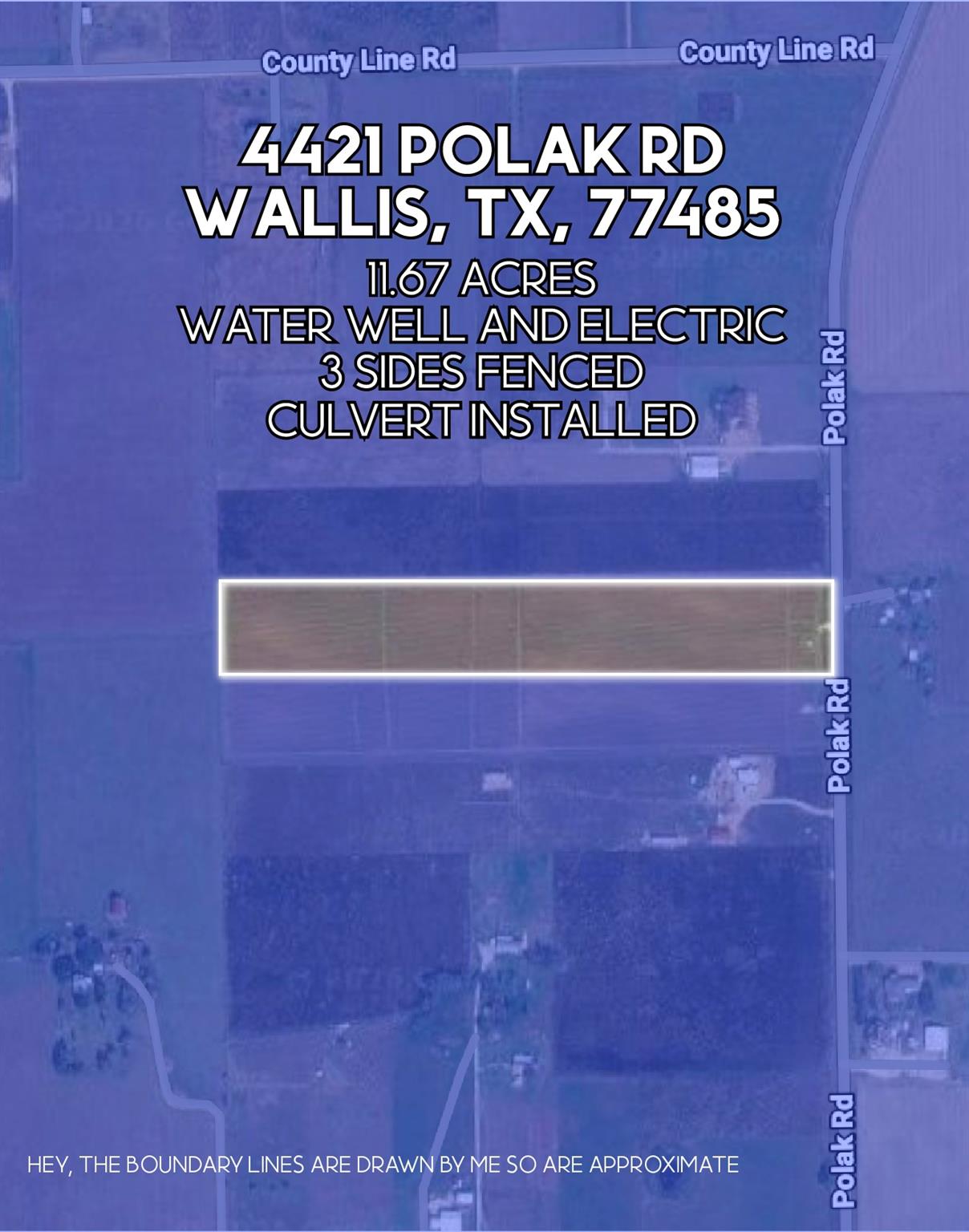 4421 Polak Rd Rd, Orchard, TX 77485