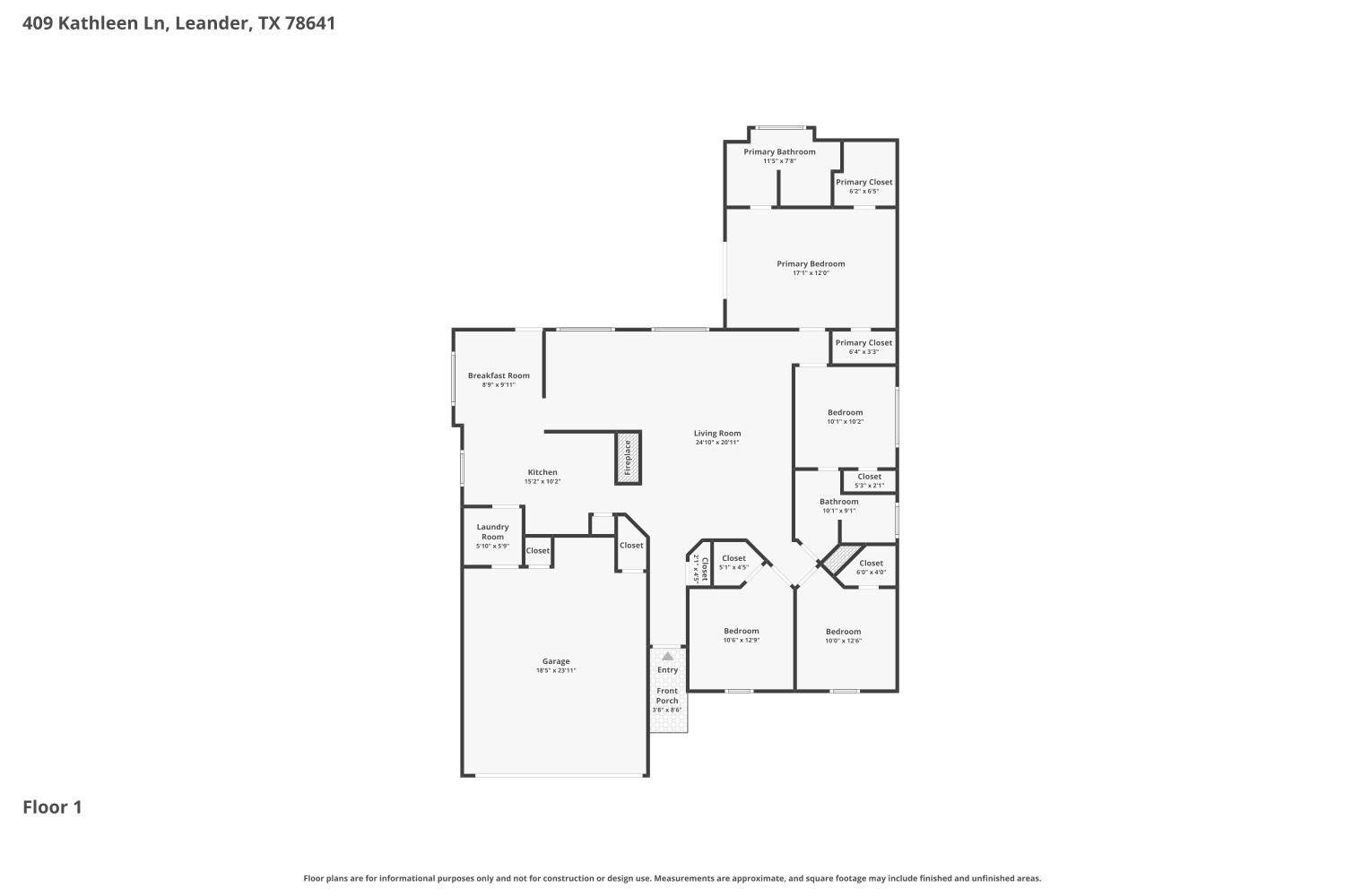 409 Kathleen Ln, Leander, TX 78641