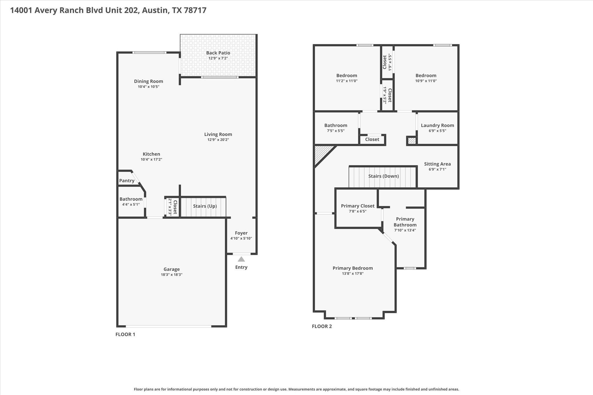 14001 Avery Ranch Blvd # 202, Austin, TX 78717