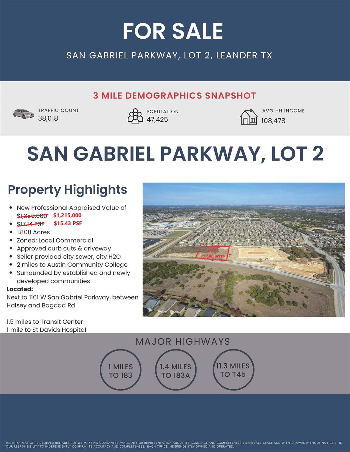 TBD W San Gabriel Pkwy, Leander, TX 78641