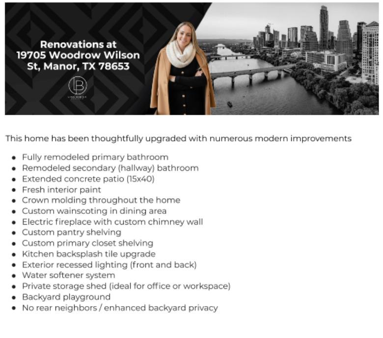 19705 Woodrow Wilson St, Manor, TX 78653