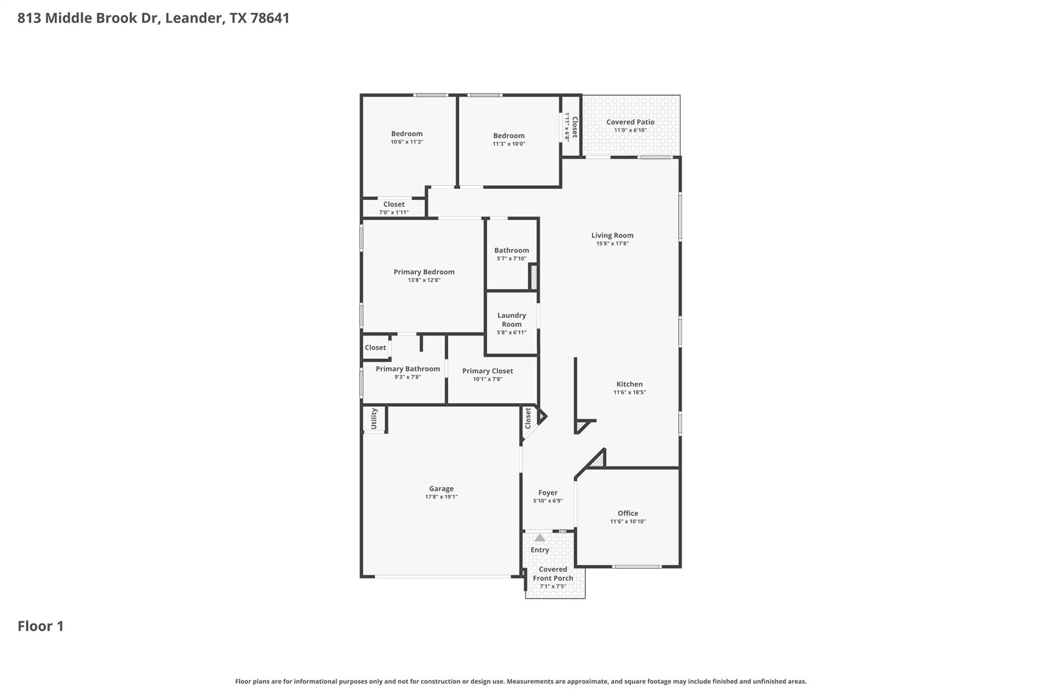 813 Middle Brook Dr, Leander, TX 78641