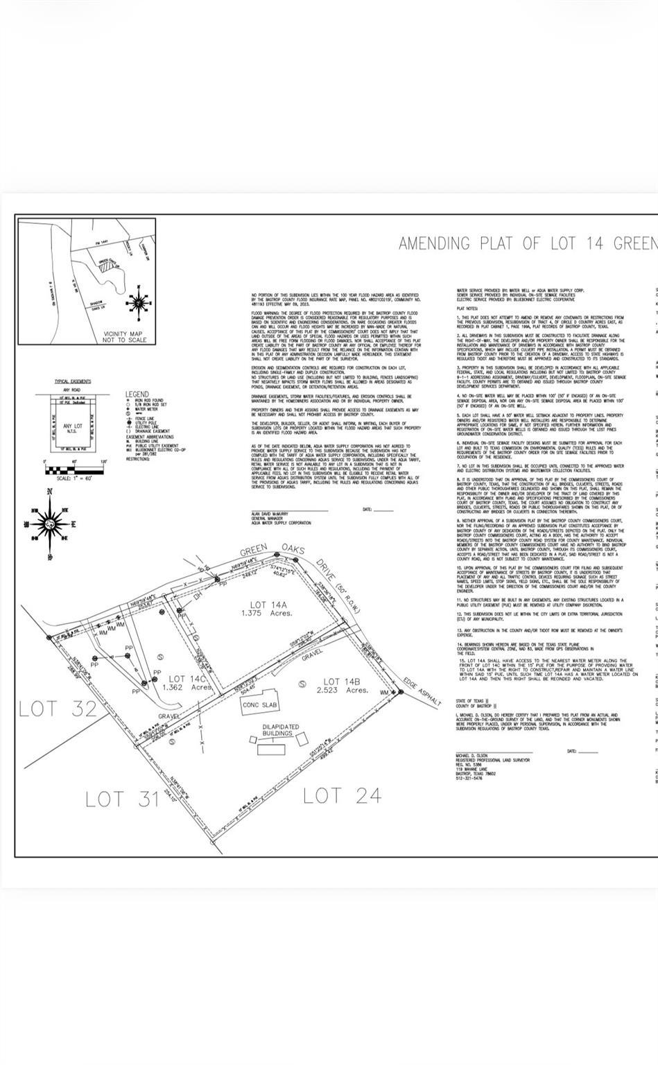 314 Green Oaks Dr # Lot 14-B, Bastrop, TX 78602