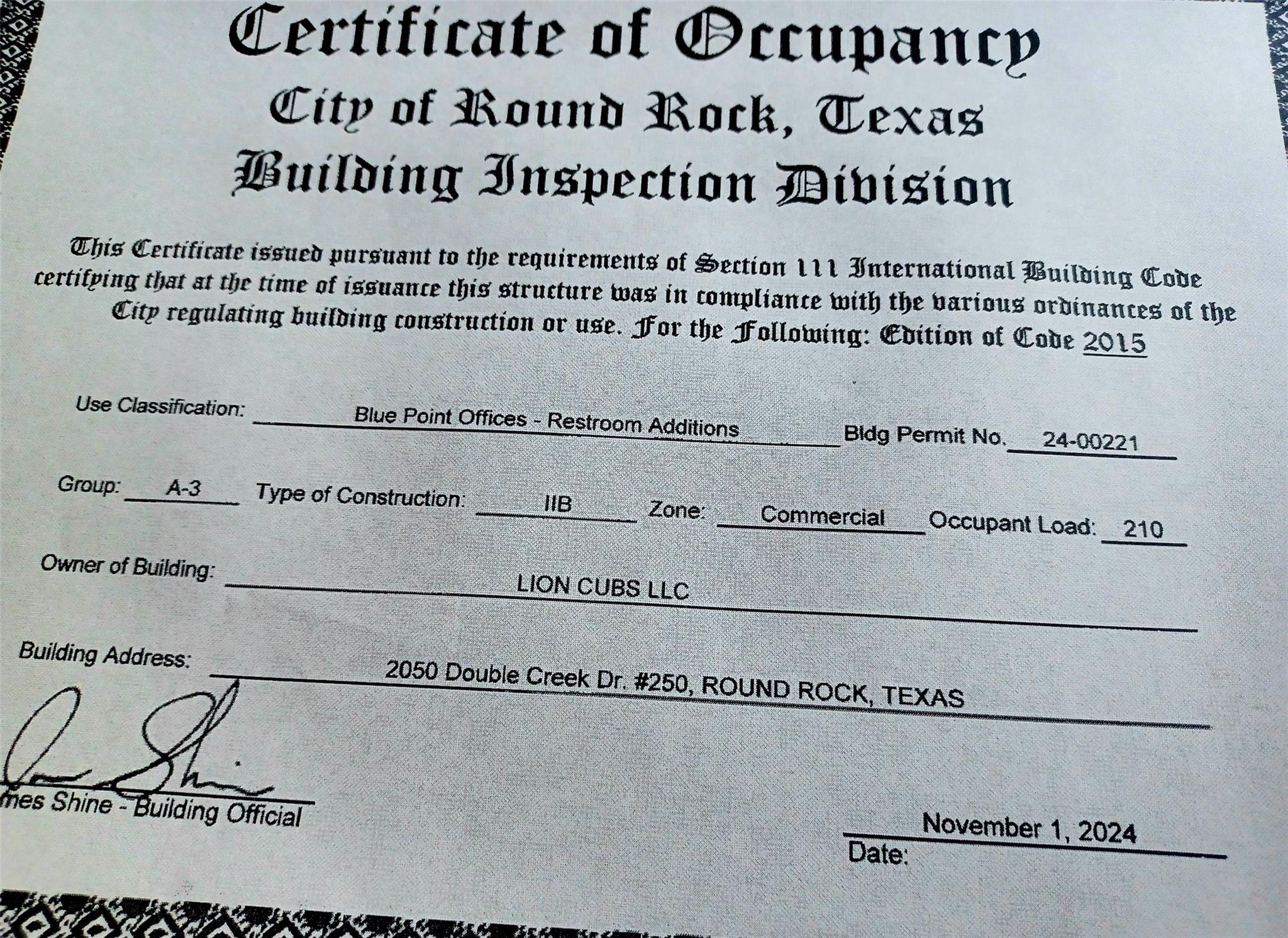 2050 Double Creek Drive Double Creek Dr # 250, Round Rock, TX 78664