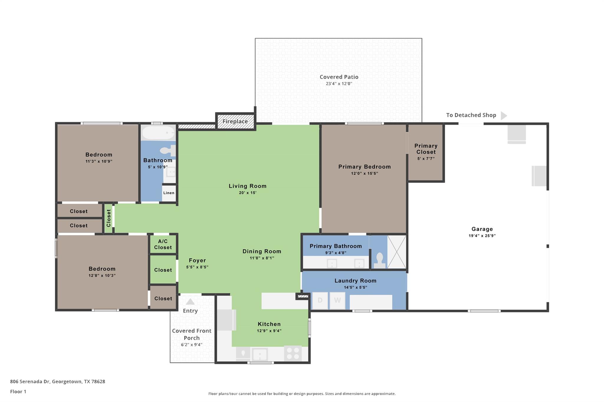 806 Serenada Dr, Georgetown, TX 78628