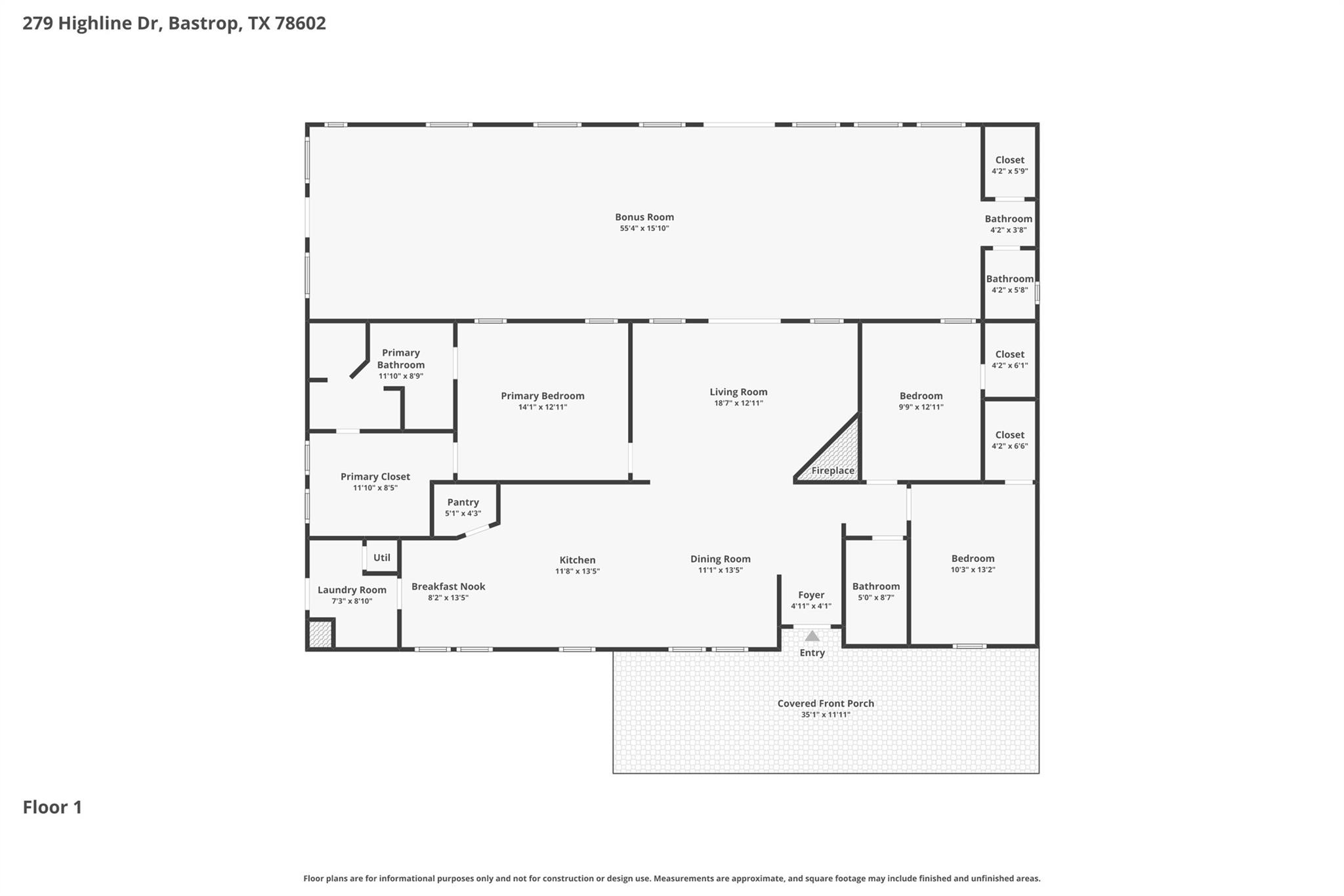 279 Highline Dr, Bastrop, TX 78602