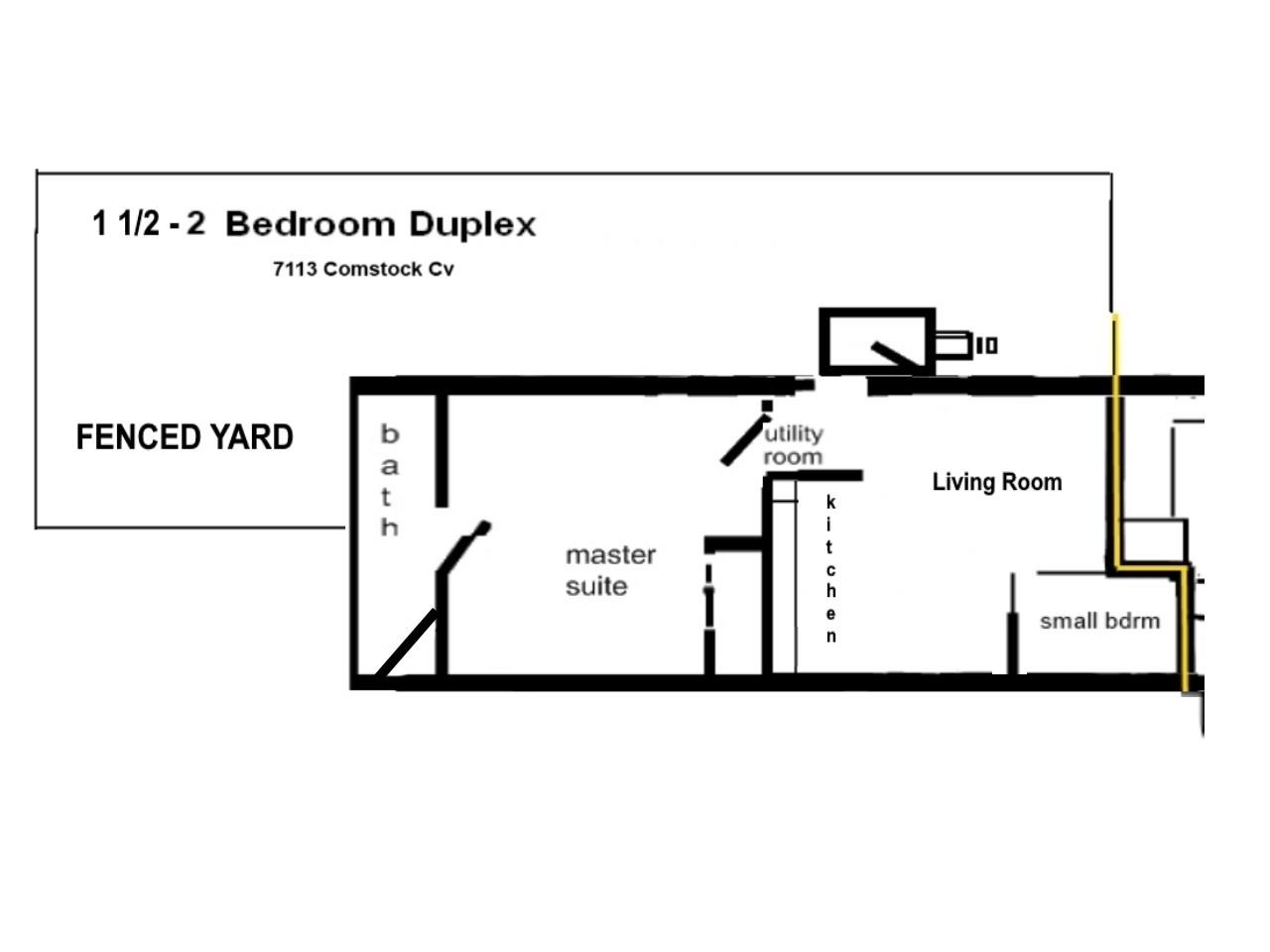 7113 Comstock Cv Cv # Rt side, Lago Vista, TX 78645