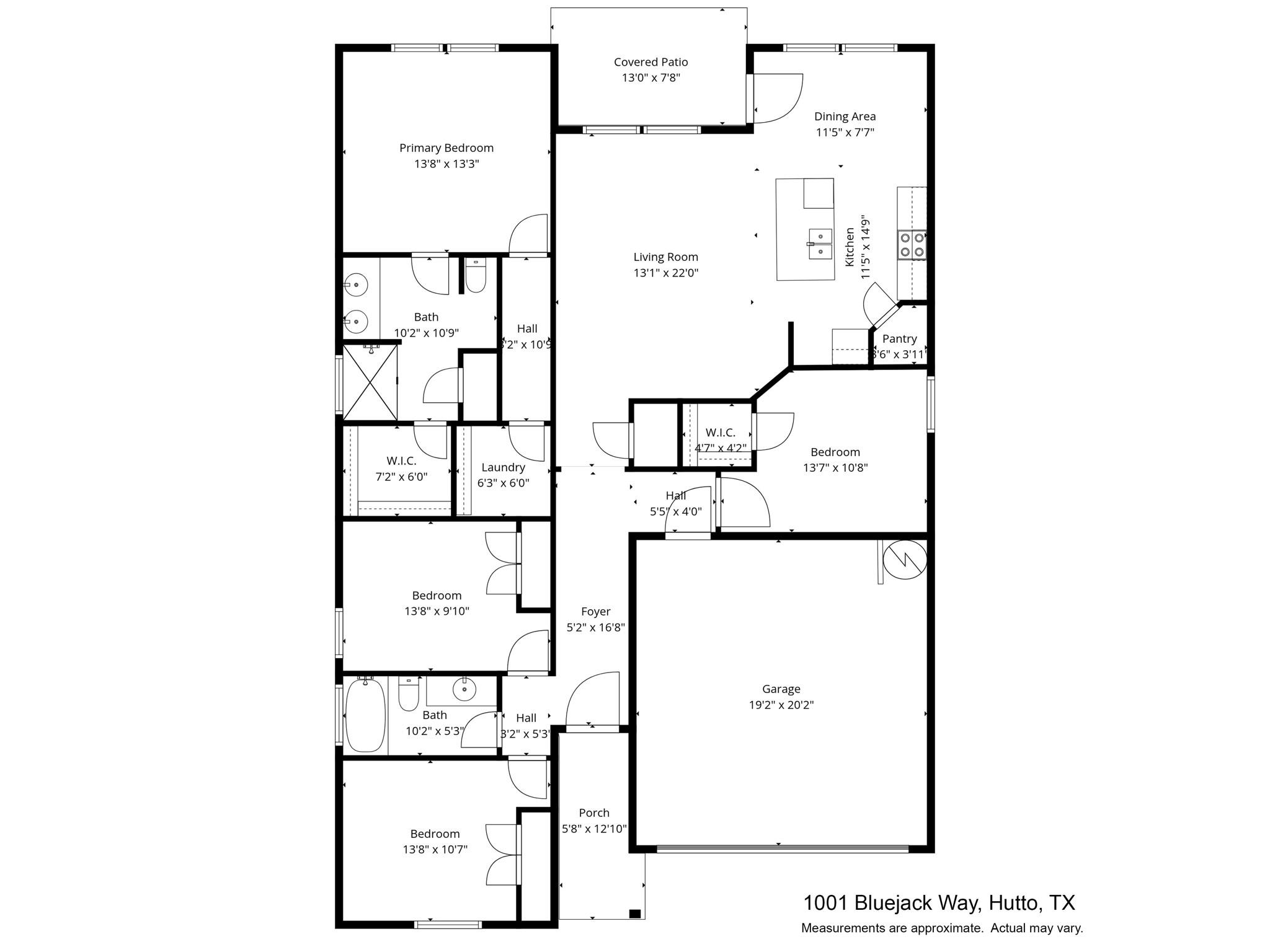 1001 Bluejack Way, Hutto, TX 78634