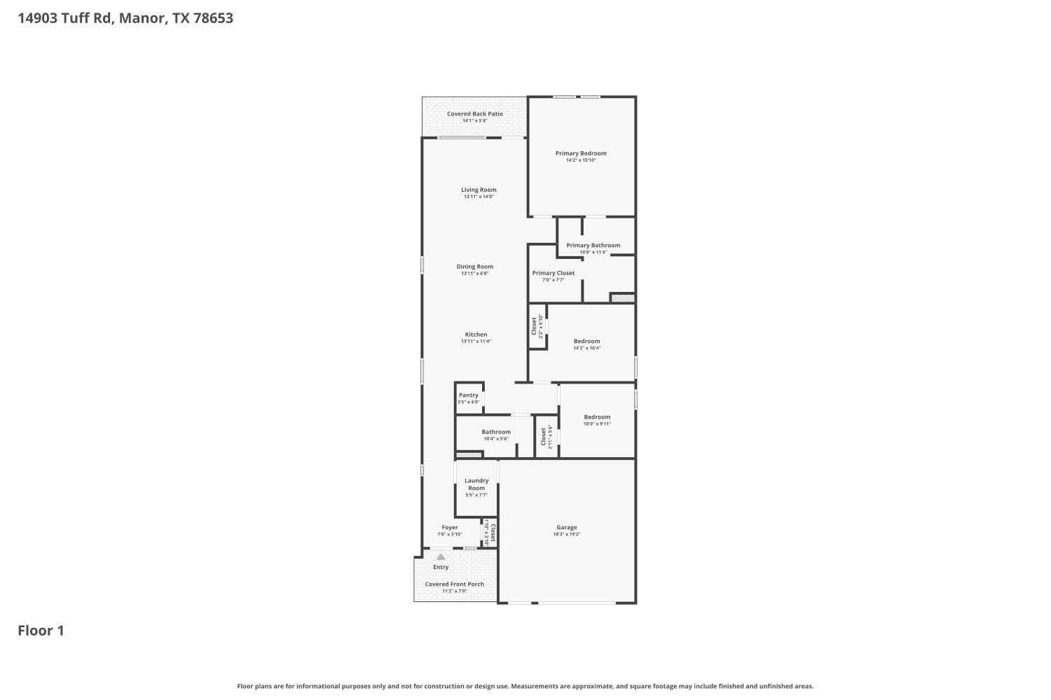 14903 Tuff Rd, Manor, TX 78653