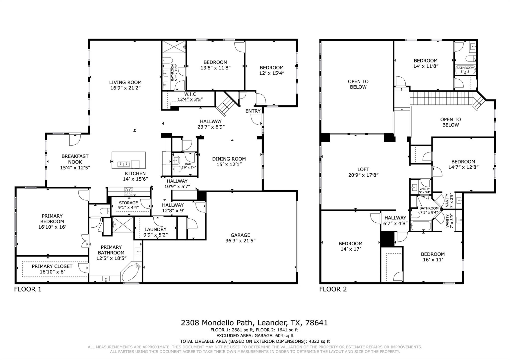 2308 Mondello Path, Leander, TX 78641
