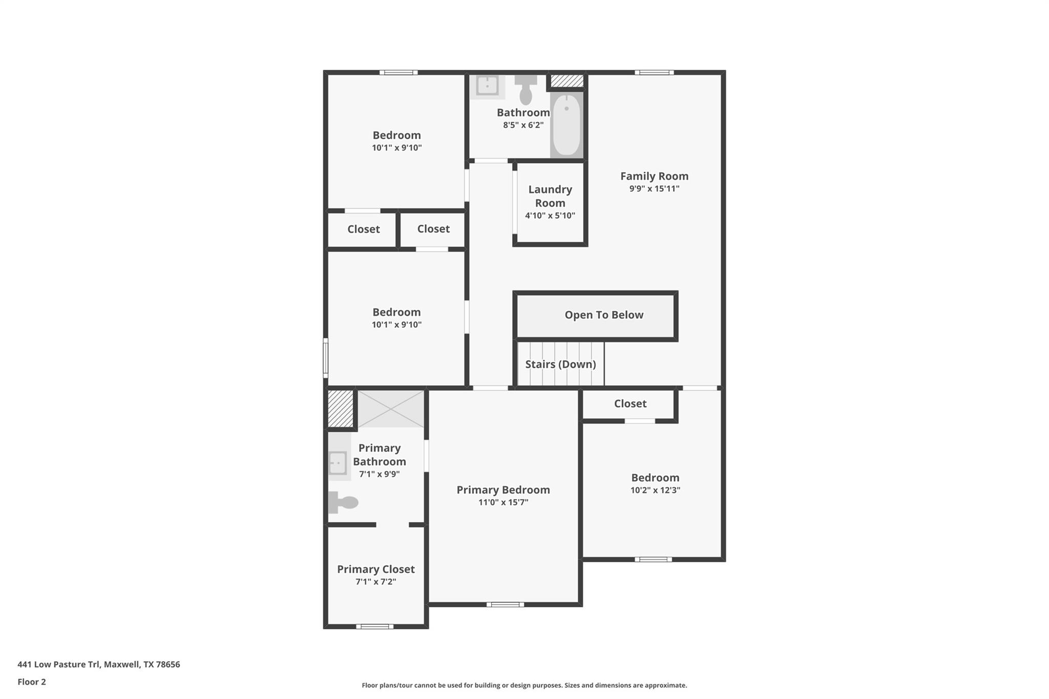 441 LOW PASTURE Trl, Maxwell, TX 78656