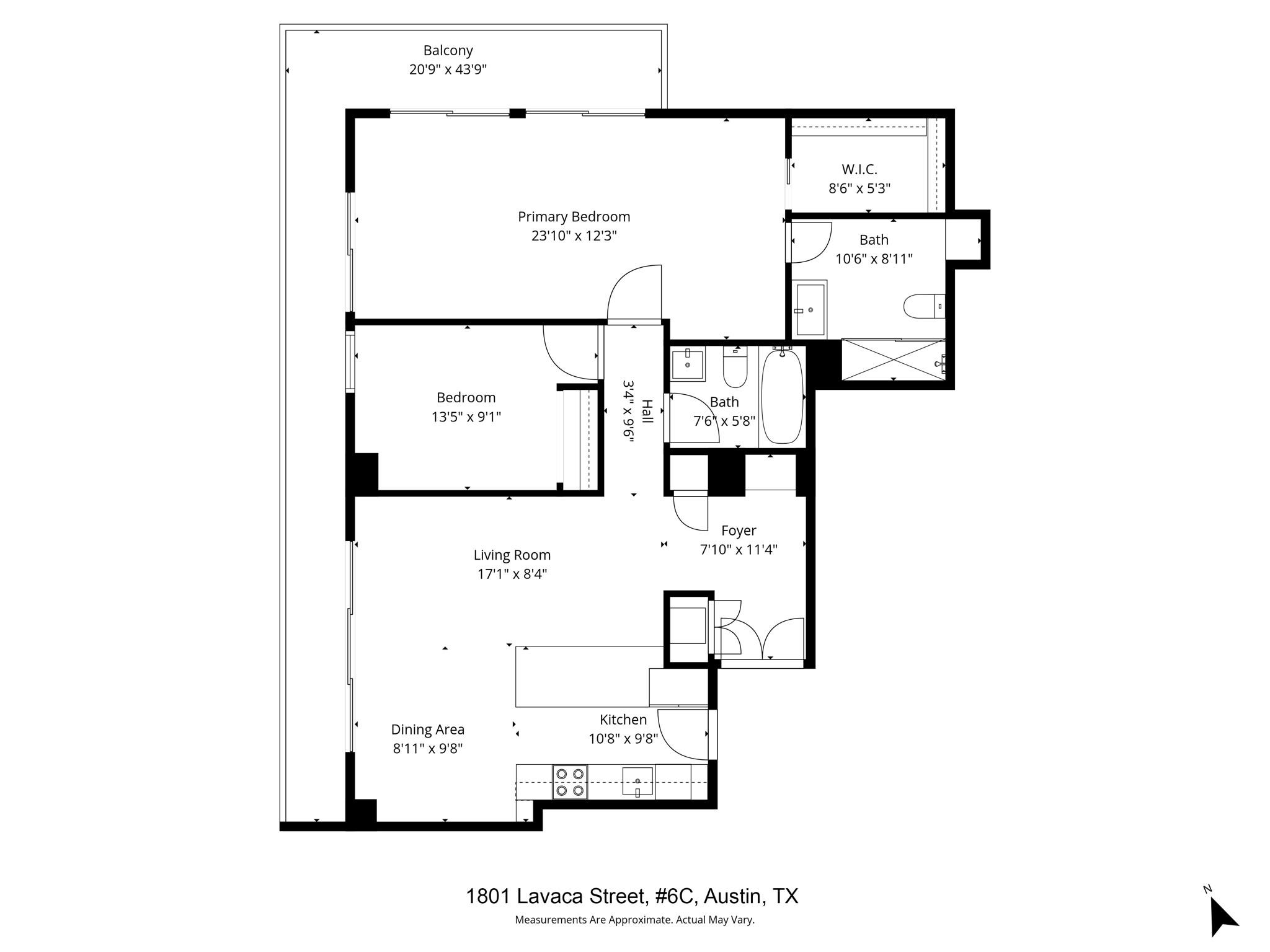 1801 Lavaca St # 6C, Austin, TX 78701