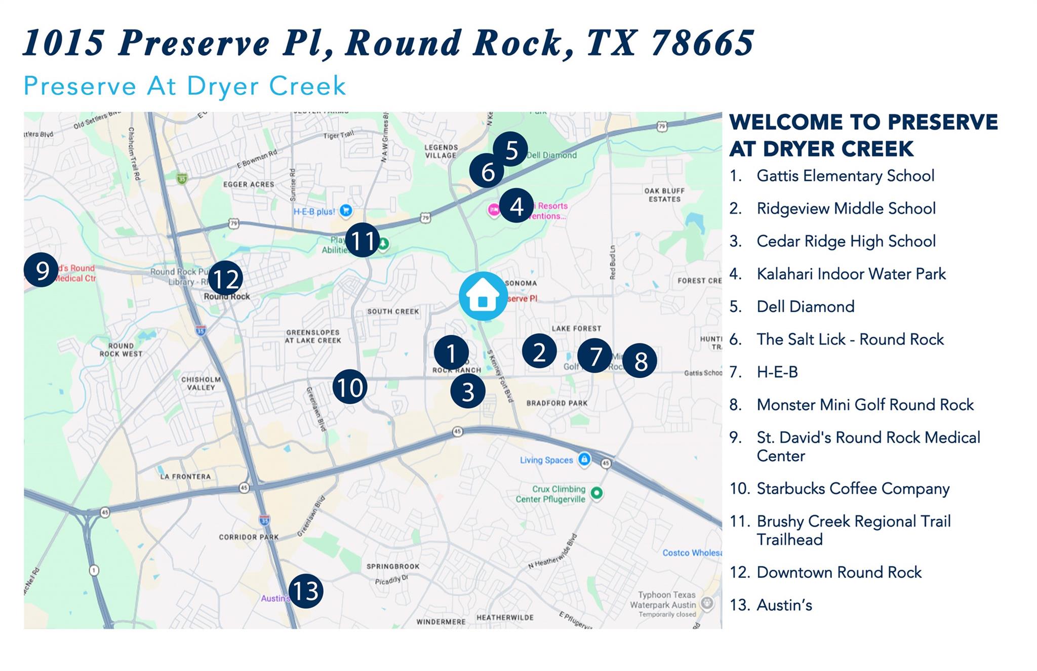 1015 Preserve Pl, Round Rock, TX 78665