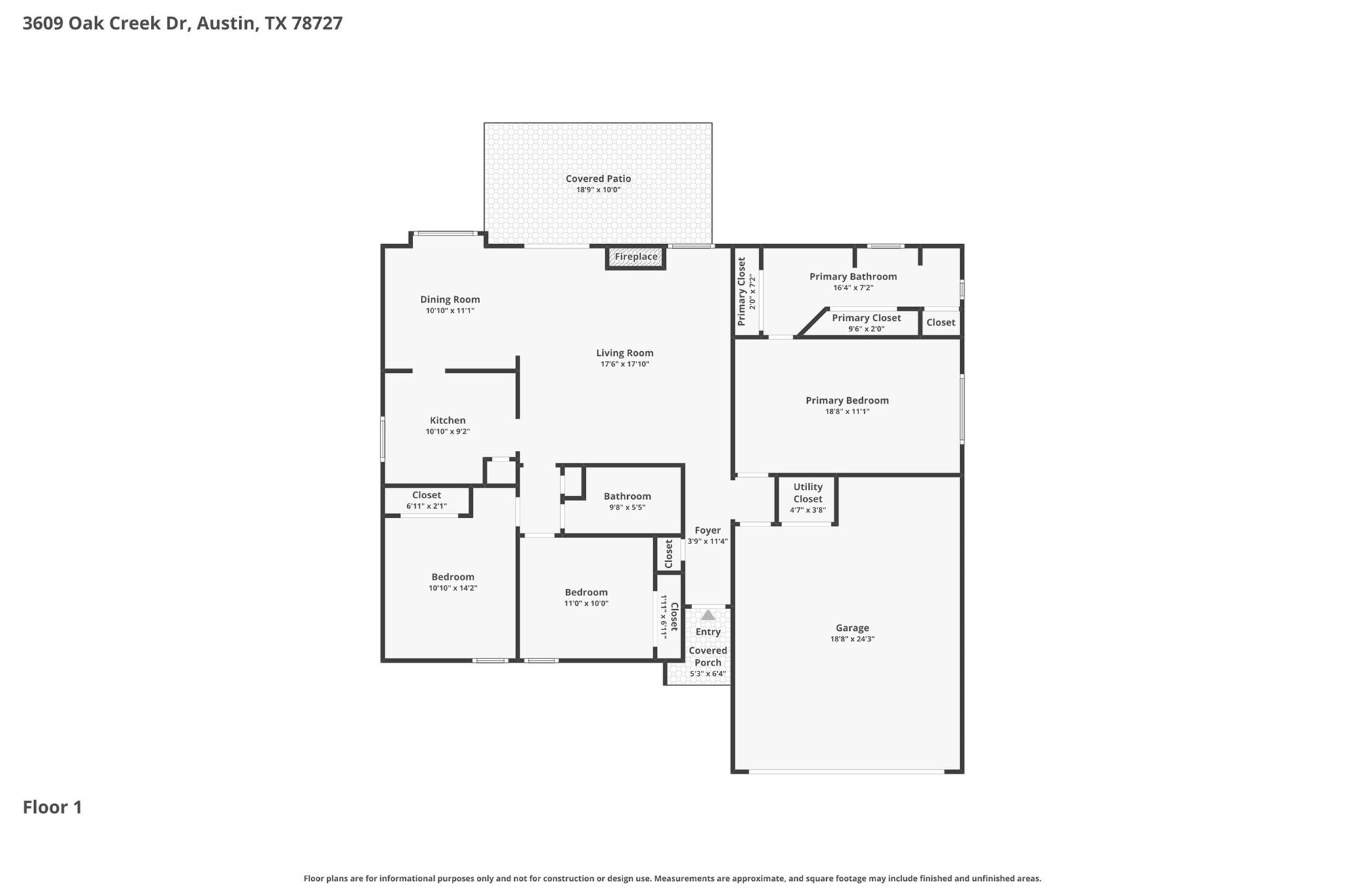 3609 Oak Creek Dr, Austin, TX 78727