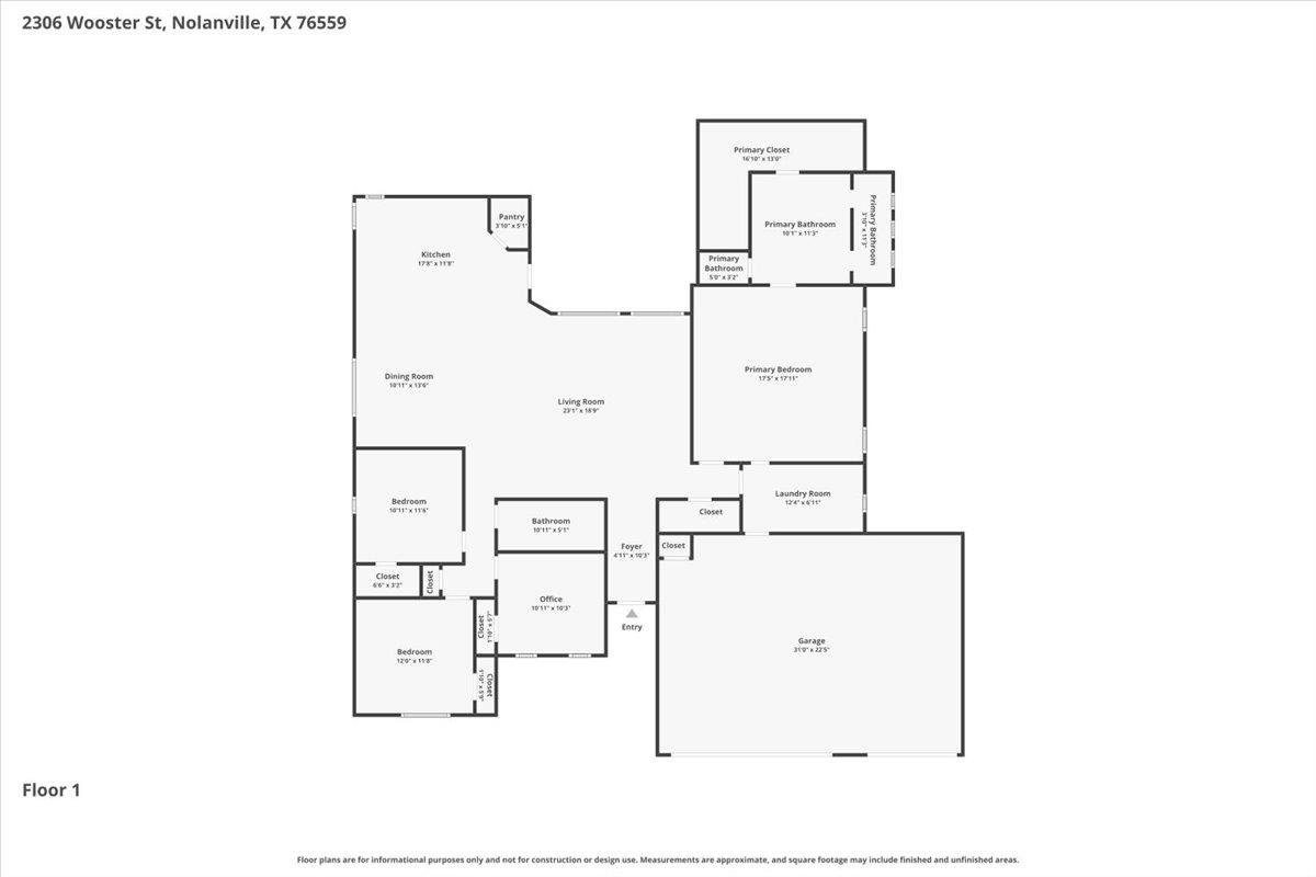 2306 Wooster St, Nolanville, TX 76559