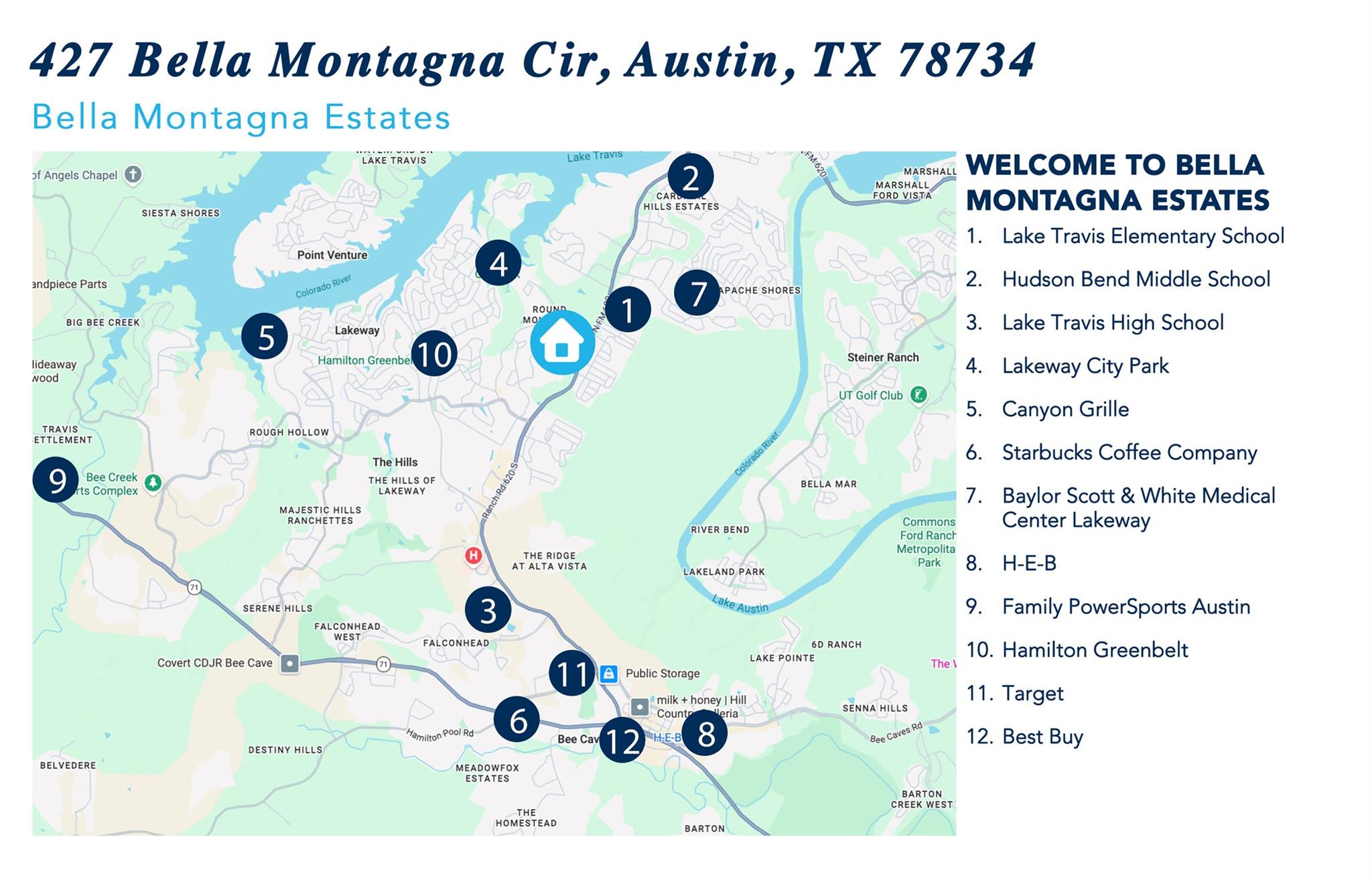 427 Bella Montagna Cir, Austin, TX 78734