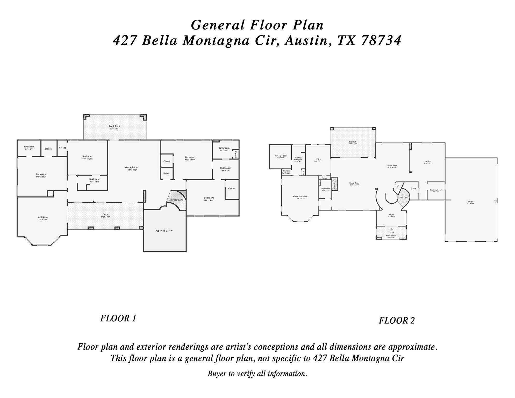427 Bella Montagna Cir, Austin, TX 78734