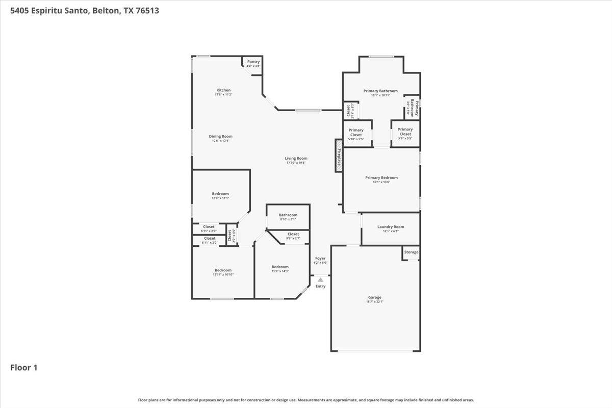 5405 Espiritu Santo Dr, Belton, TX 76513