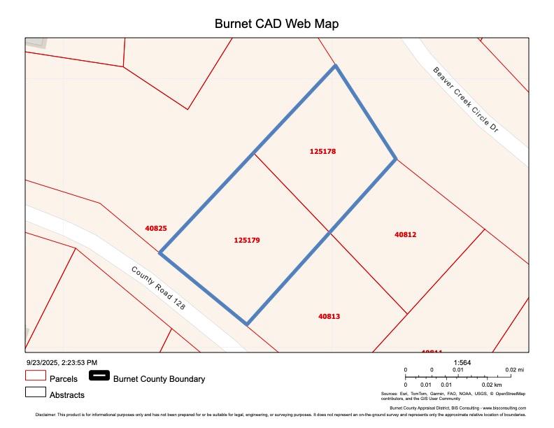 Lot 152 and 153 County Road 128, Burnet, TX 78611