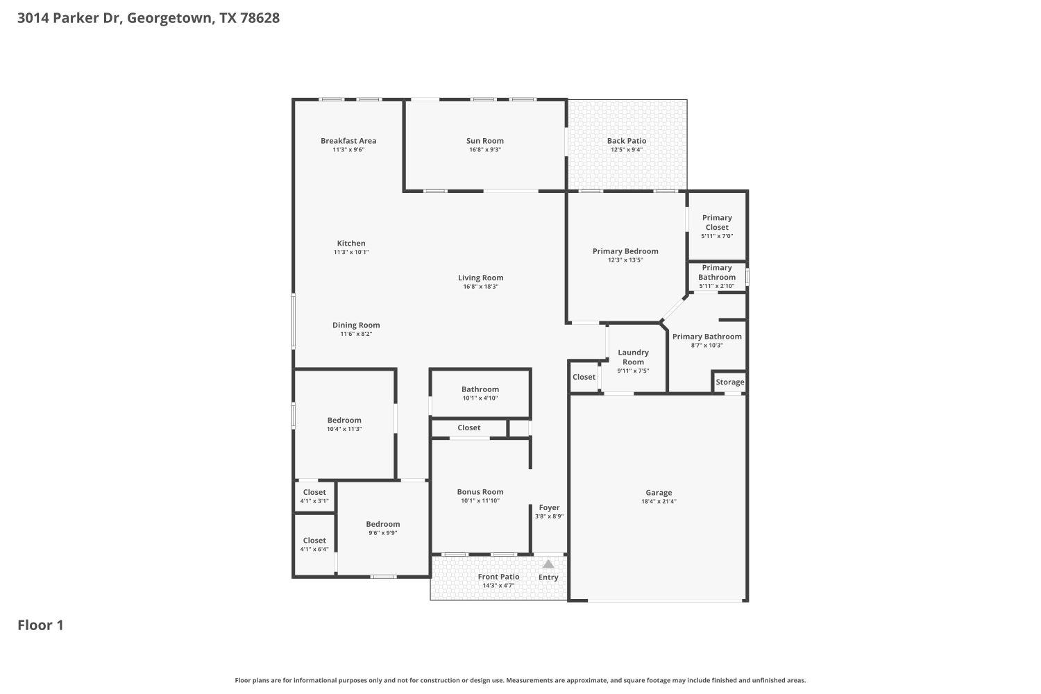 3014 Parker Dr, Georgetown, TX 78628
