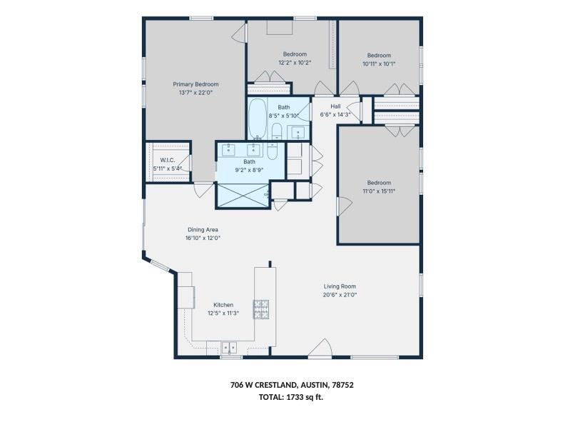 706 W Crestland Dr, Austin, TX 78752