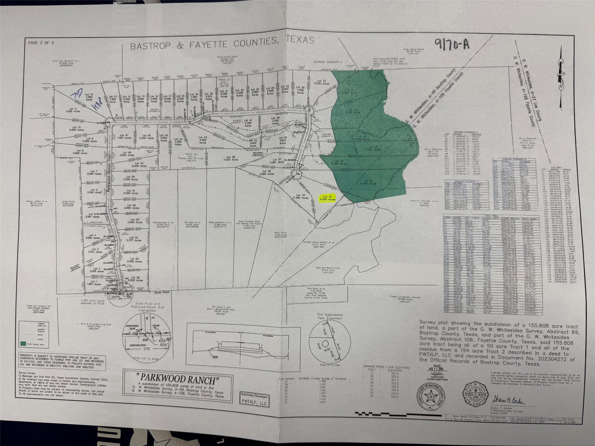 Lot 34 Parkwood Ranch Trl, Smithville, TX 78957