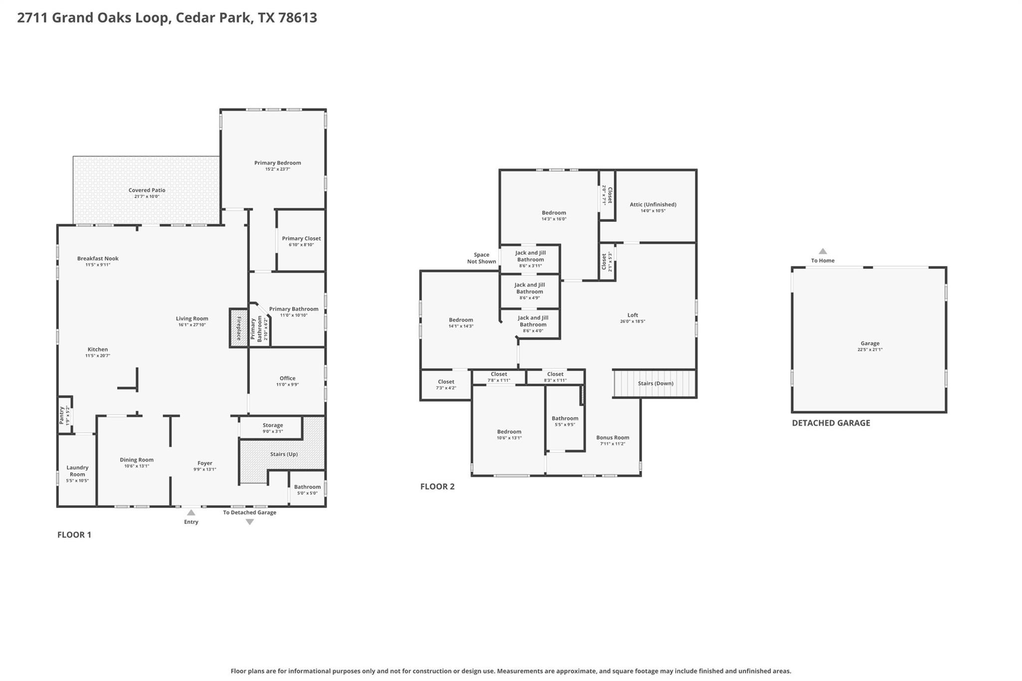 2711 Grand Oaks Loop, Cedar Park, TX 78613
