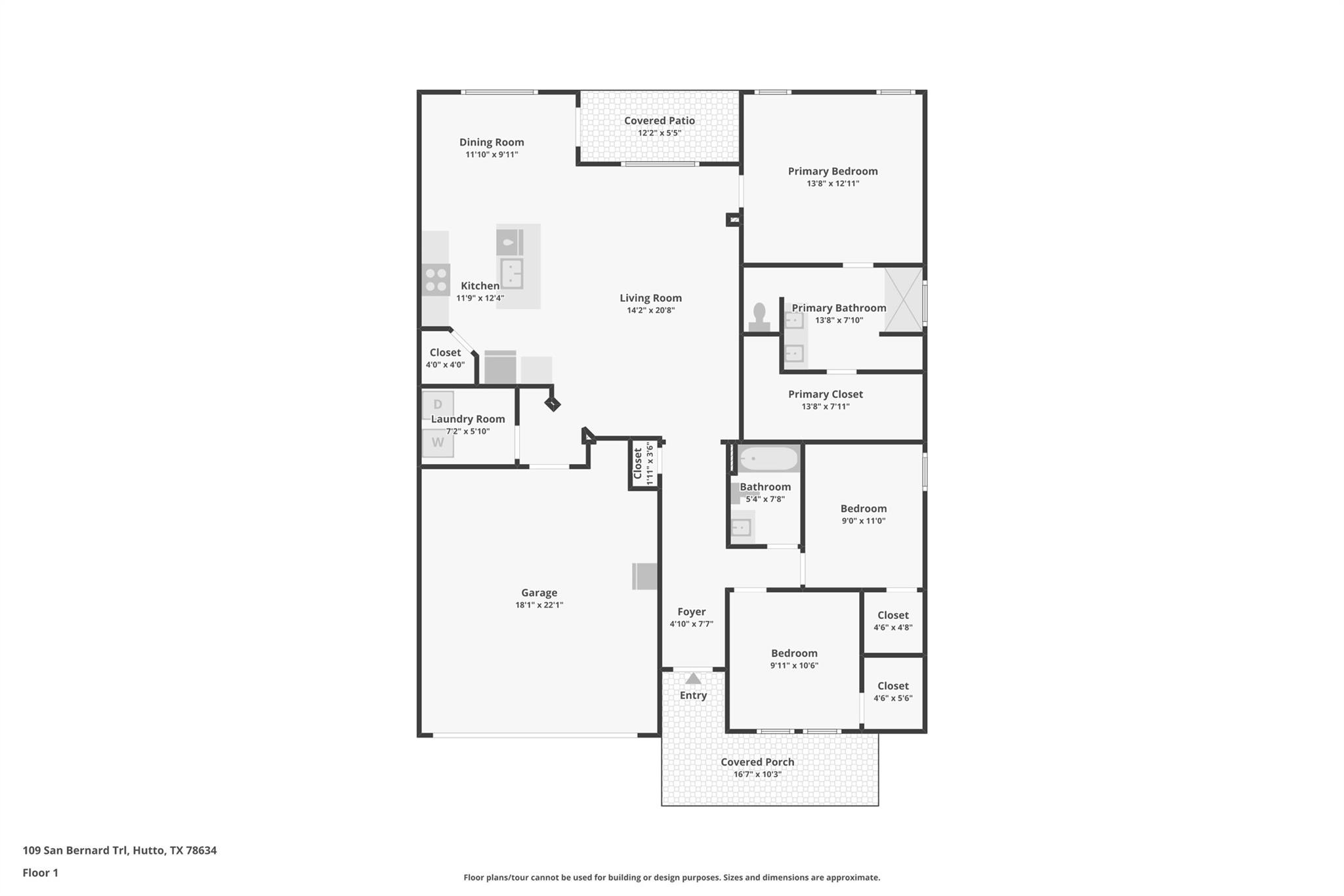 109 San Bernard Trl, Hutto, TX 78634