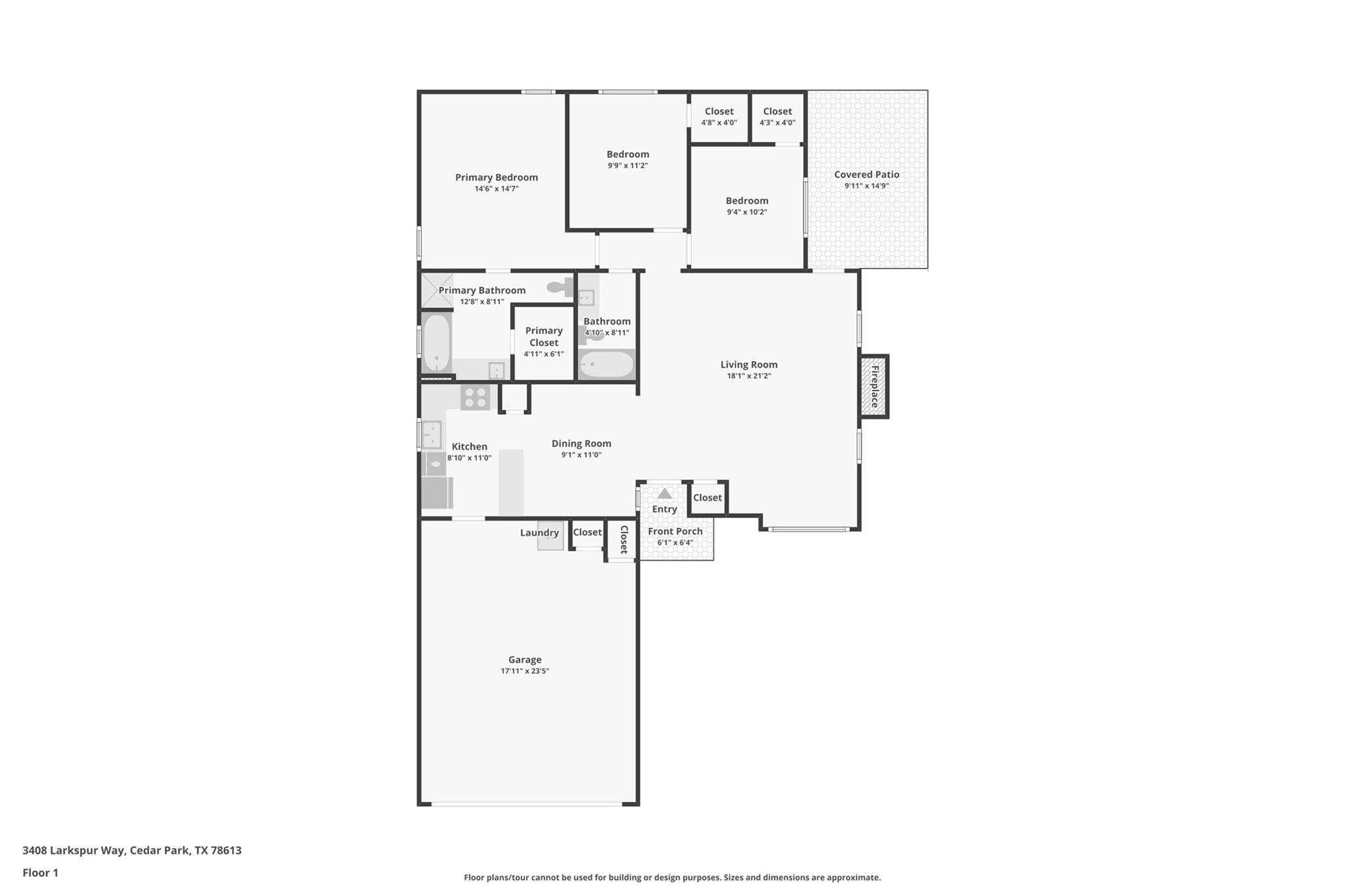 3408 Larkspur Way, Cedar Park, TX 78613
