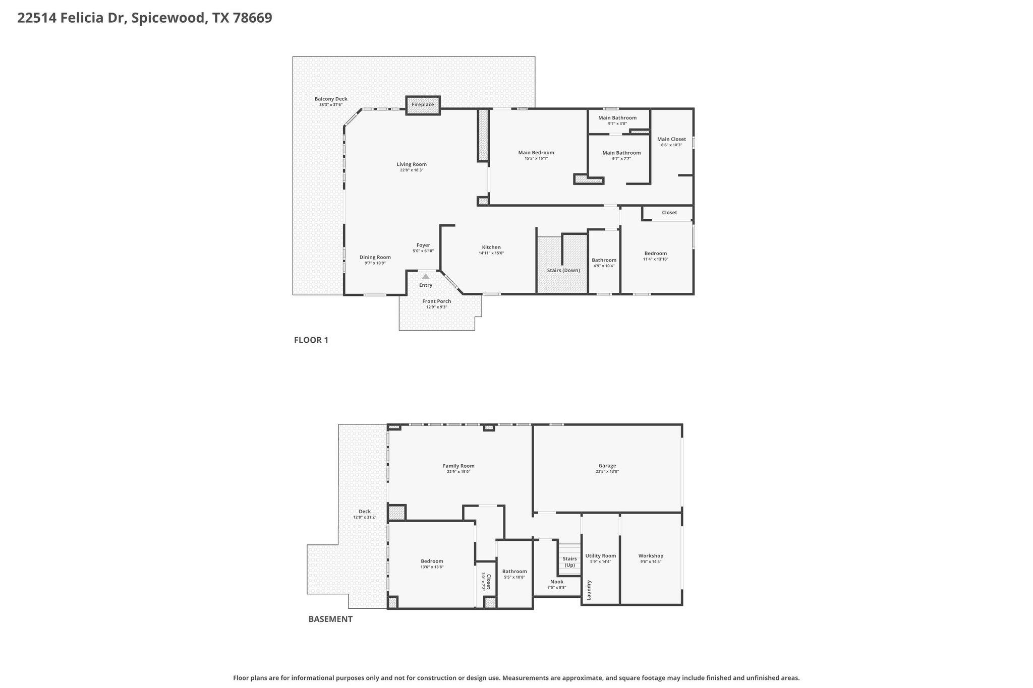 22514 Felicia Dr, Spicewood, TX 78669