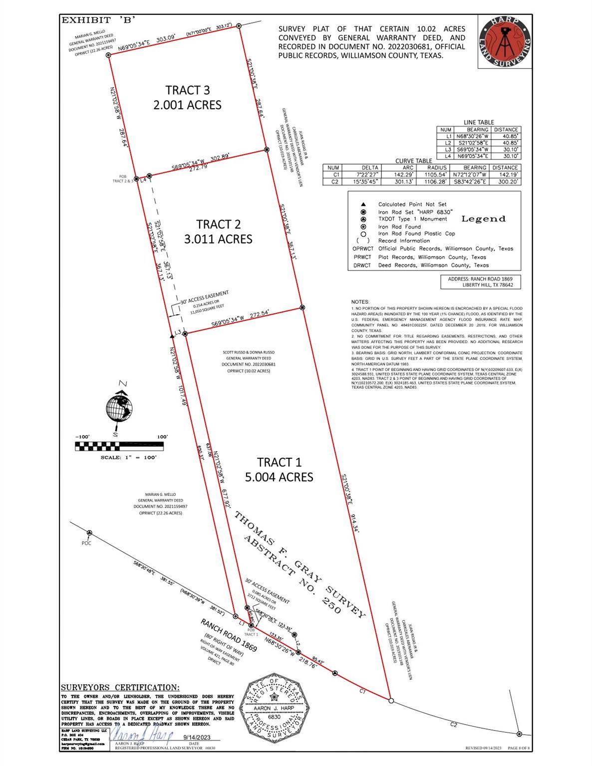 9050 Tract 3 Ranch Road 1869, Liberty Hill, TX 78642
