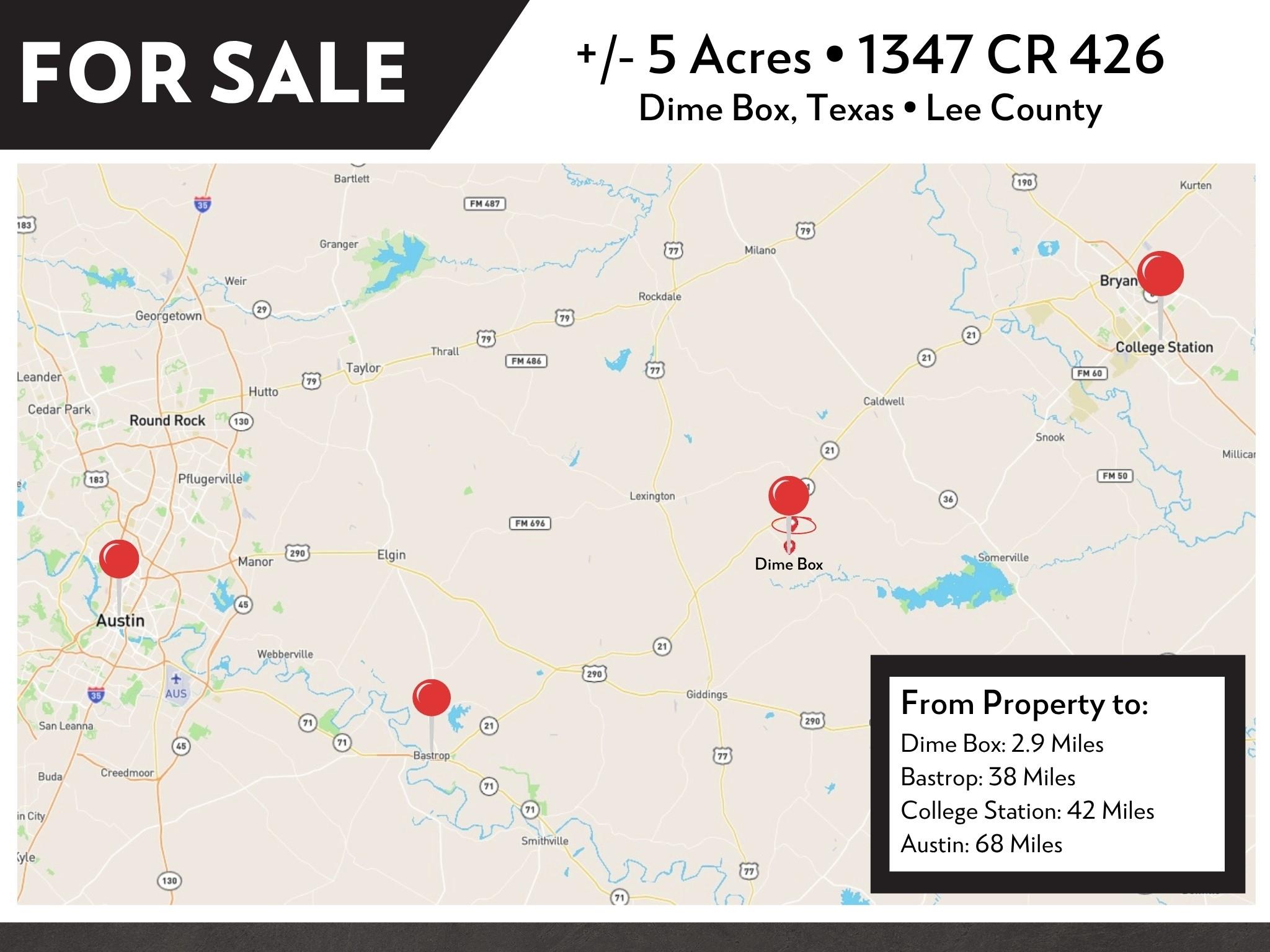 1347 County Road 426, Dime Box, TX 77853