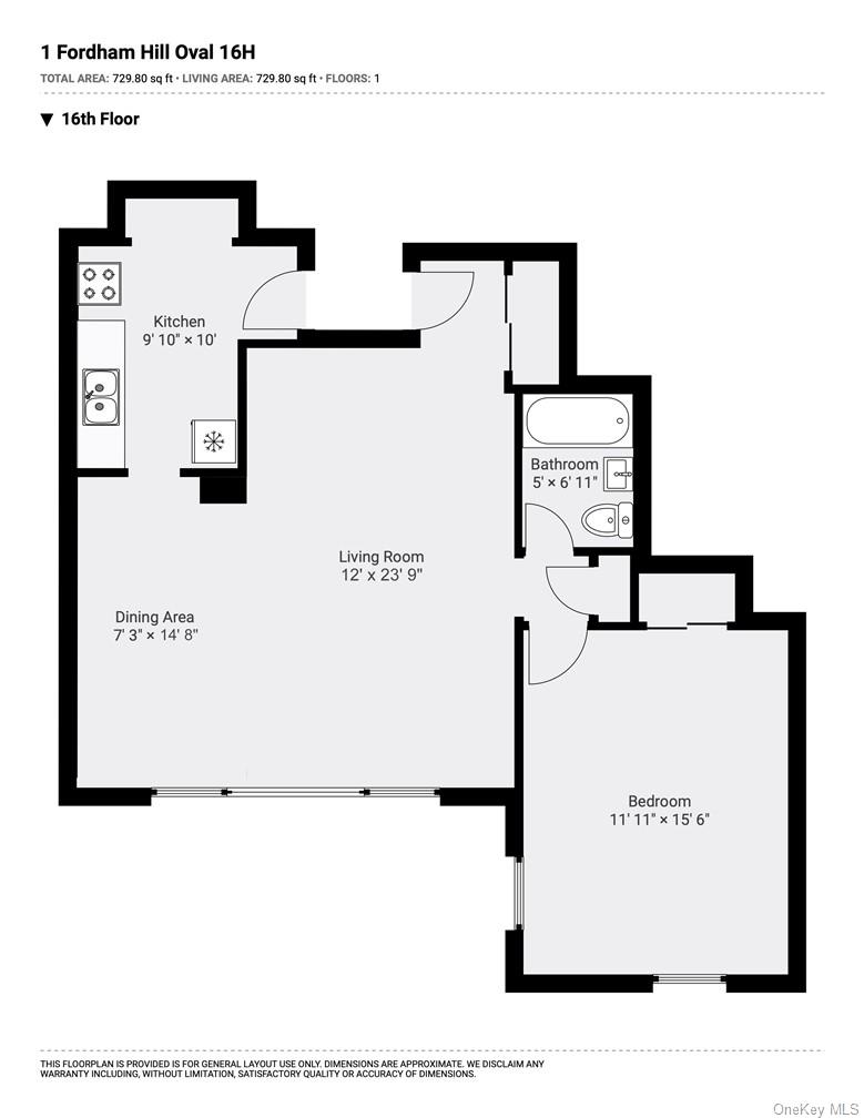 1 Fordham Hill Oval # 16G, Bronx, NY 10468