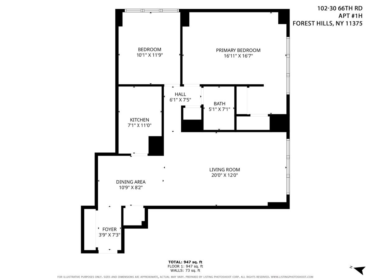 102-30 66th Road # 1H, Forest Hills, NY 11375