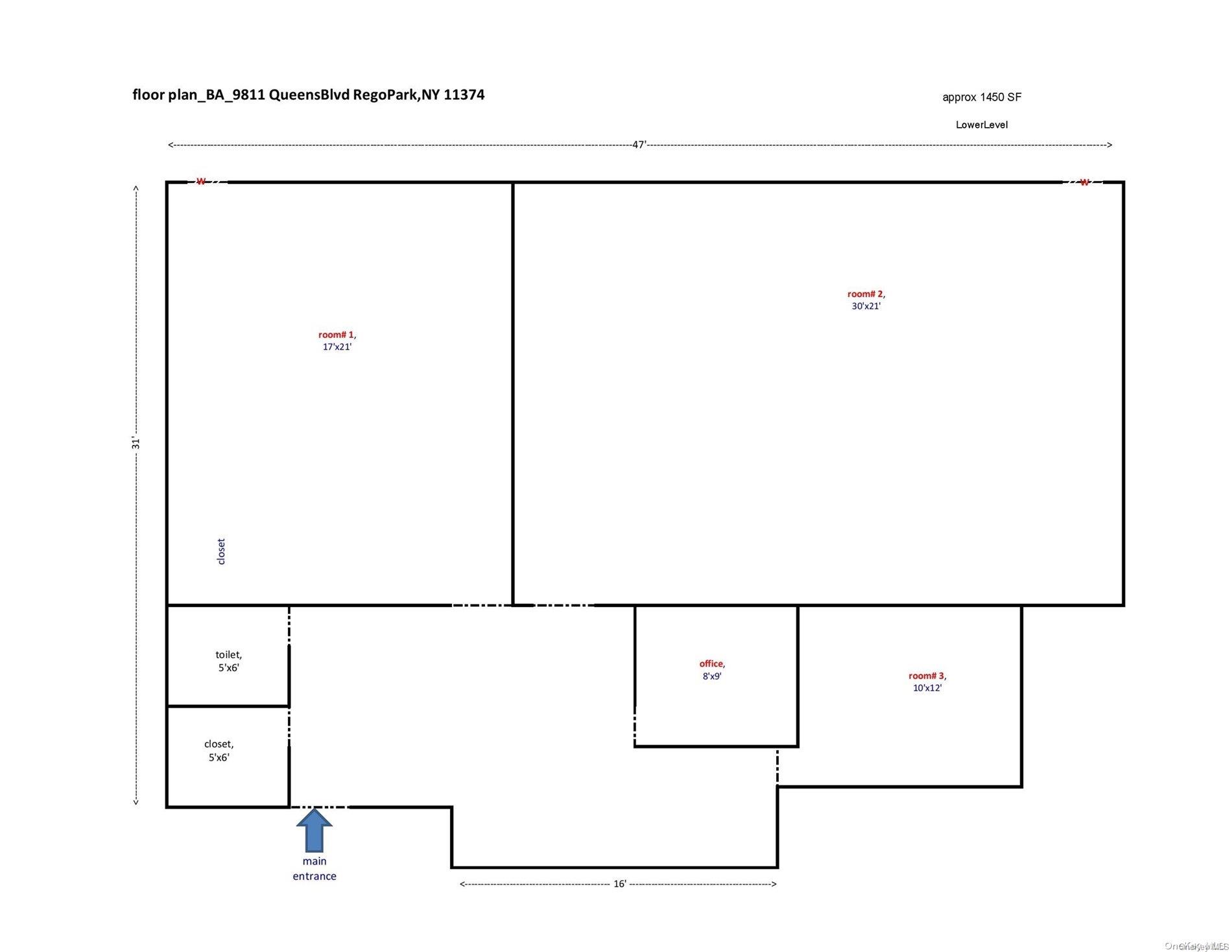 98-11 Queens Boulevard # LL1, Rego Park, NY 11374